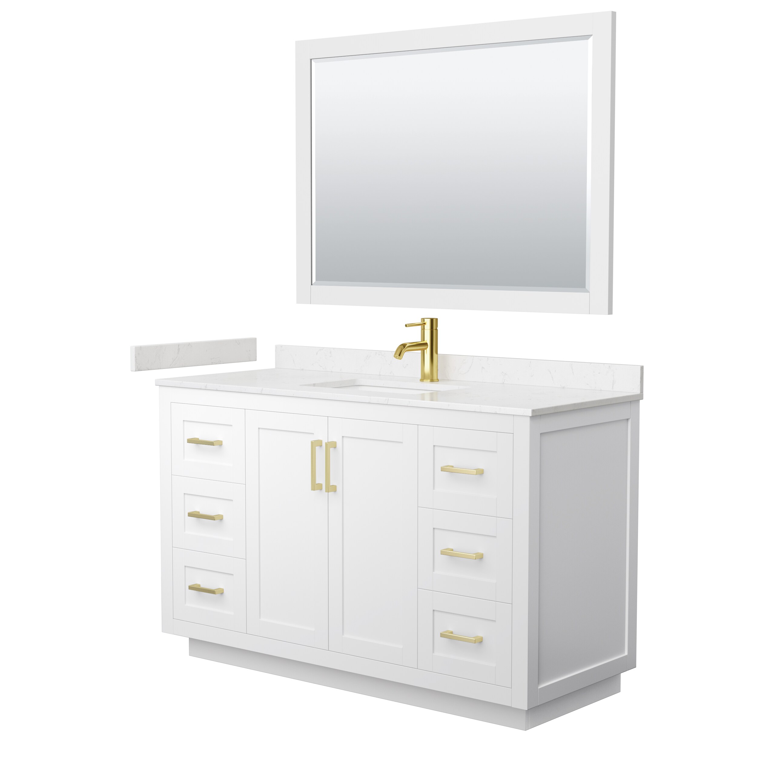 Wyndham Collection WCF292954SWGC2UNSM46 Bath-Vanity-Combo - View #2