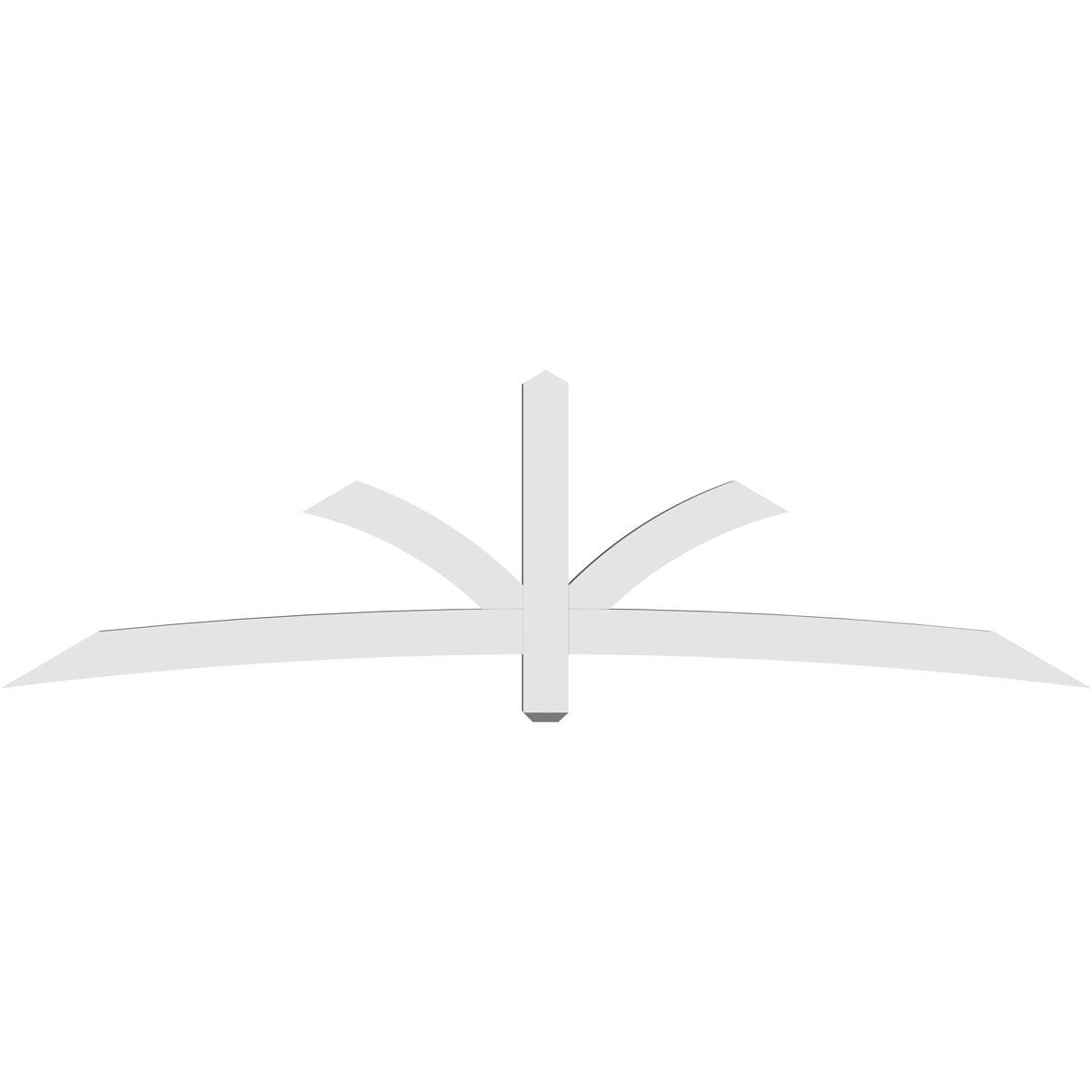 Ekena Millwork GBP096X28X0404DAV00 Exterior-Brackets-Braces - View #4