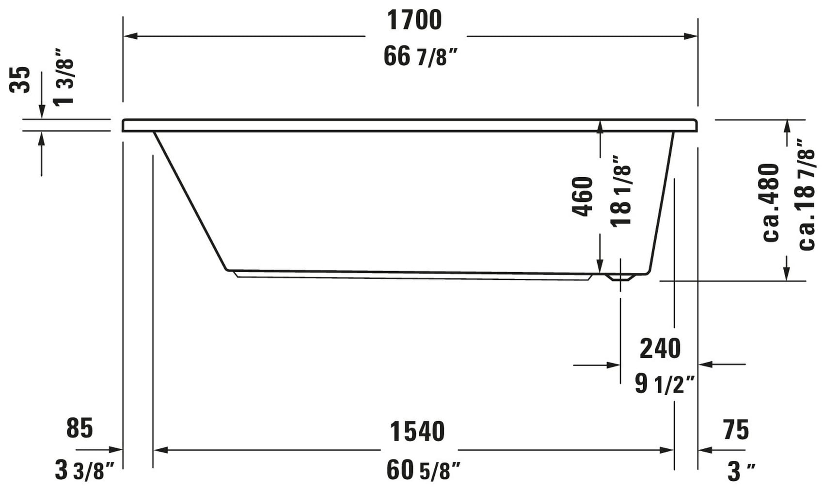Duravit 700027000000090 bathtubs - View #8