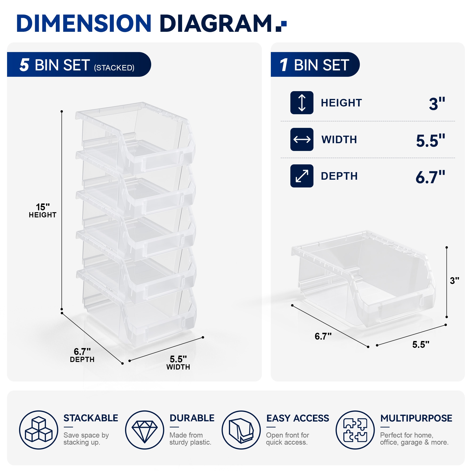 SORBUS SK-SMD5-CLR-K Pull-Out-Cabinet-Baskets - View #3