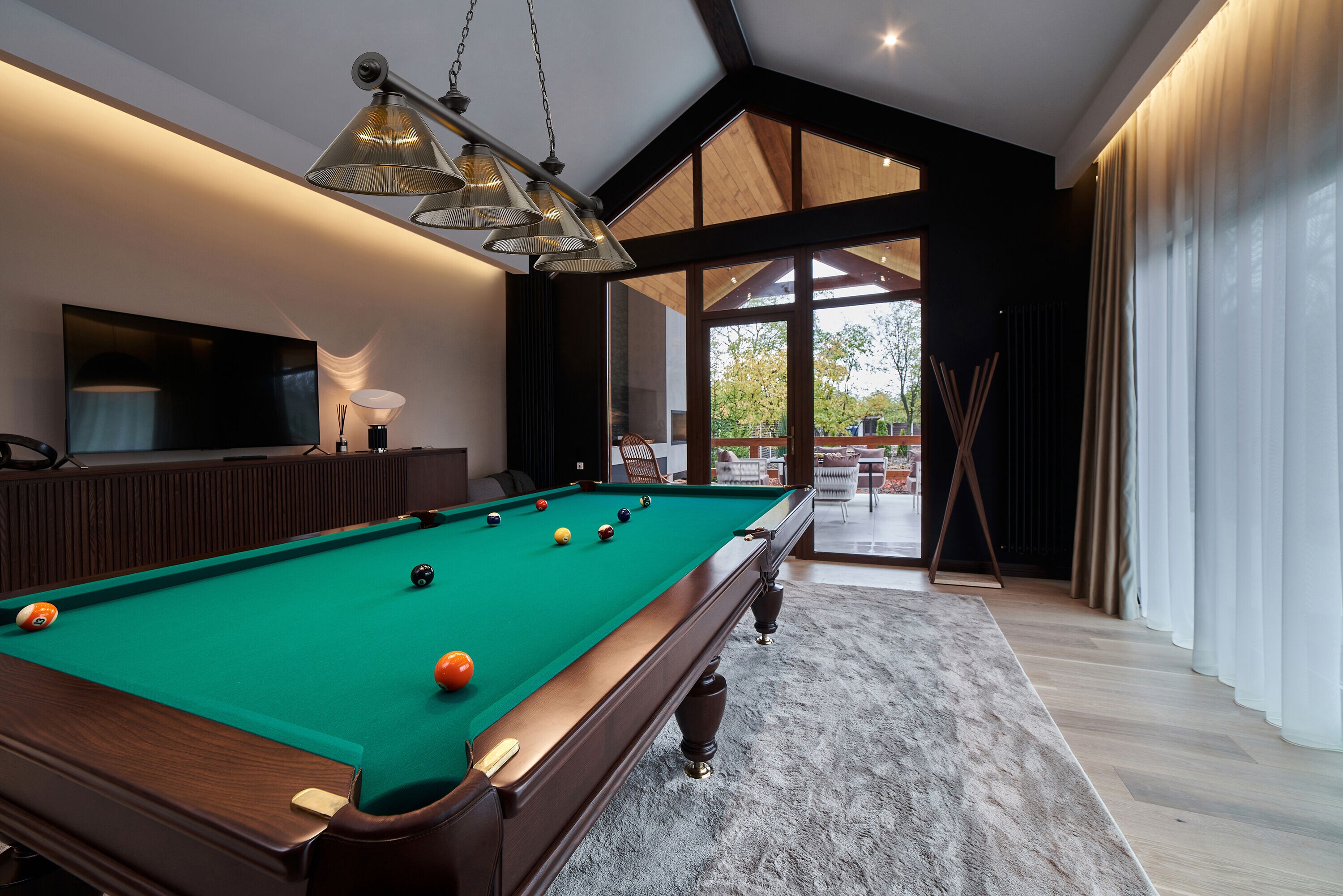 Z-Lite 2306-4MB-ARS Pool-Table-Lighting - View #6