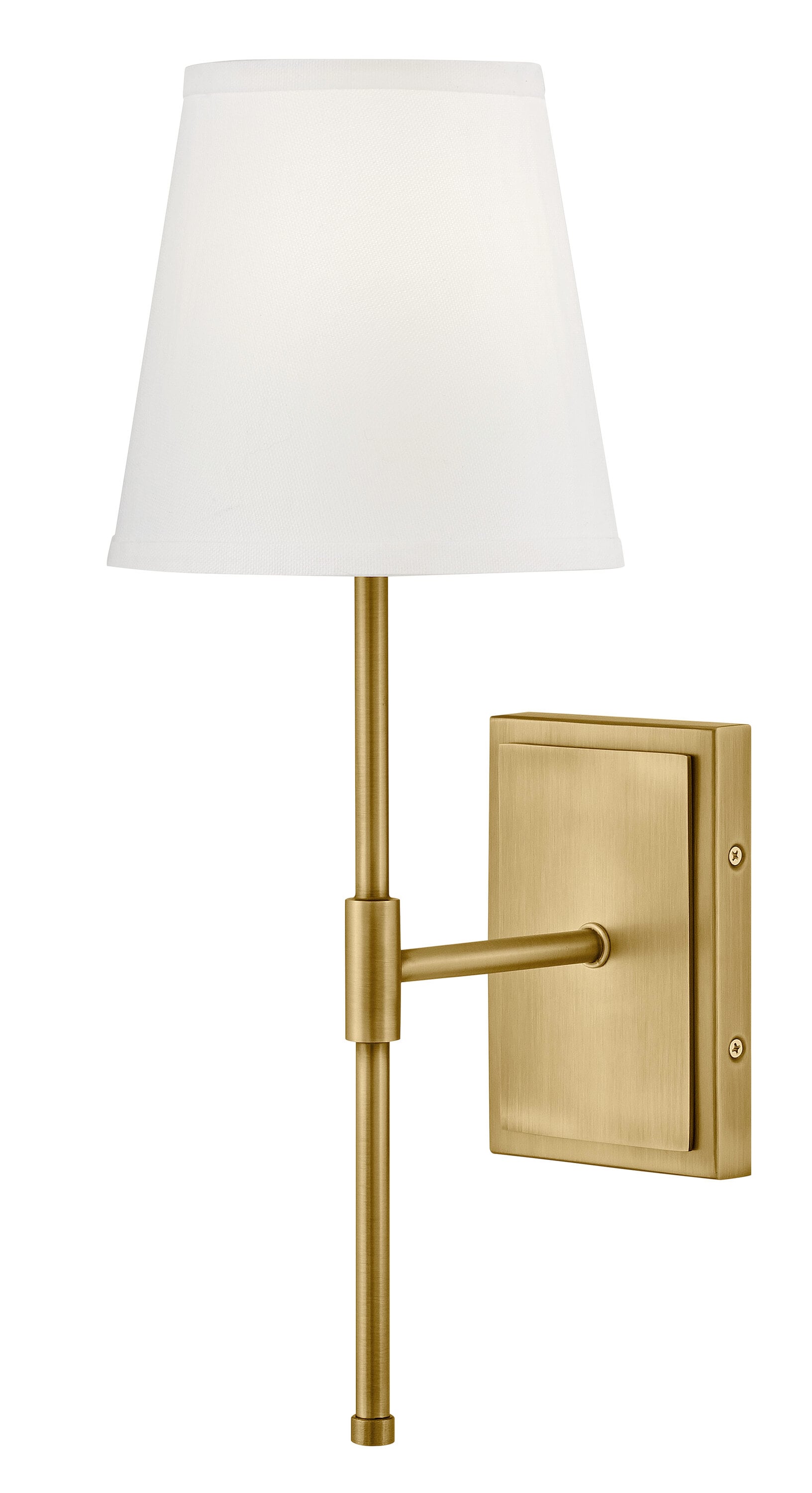 Lark 83770LCB Beale 7-in W 1 -Light Satin Brass Wall Sconce