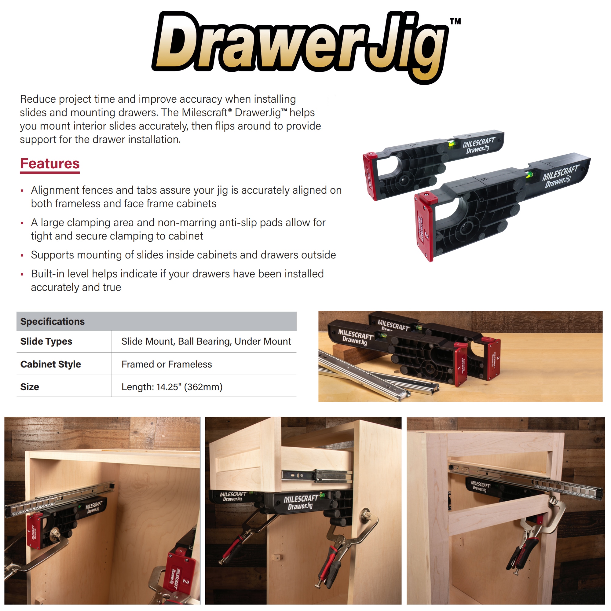 Milescraft 13410003 Woodworking-Tool-Accessories - View #2