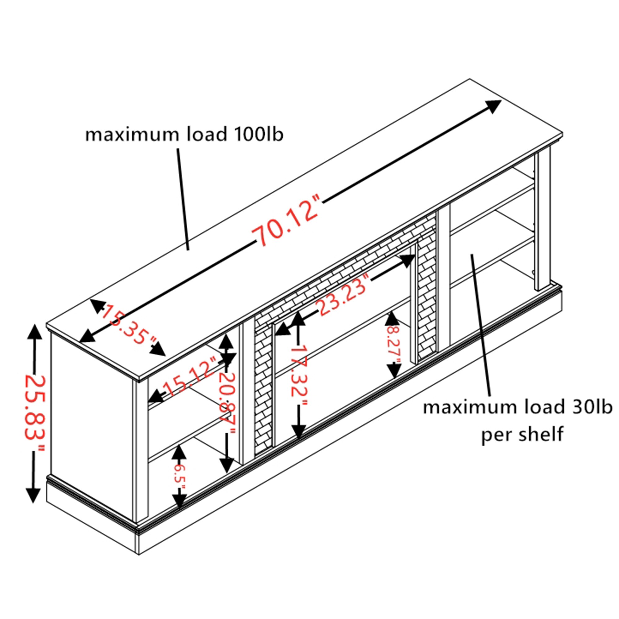 SINOFURN SYC160030BG Tv-Stands - View #3