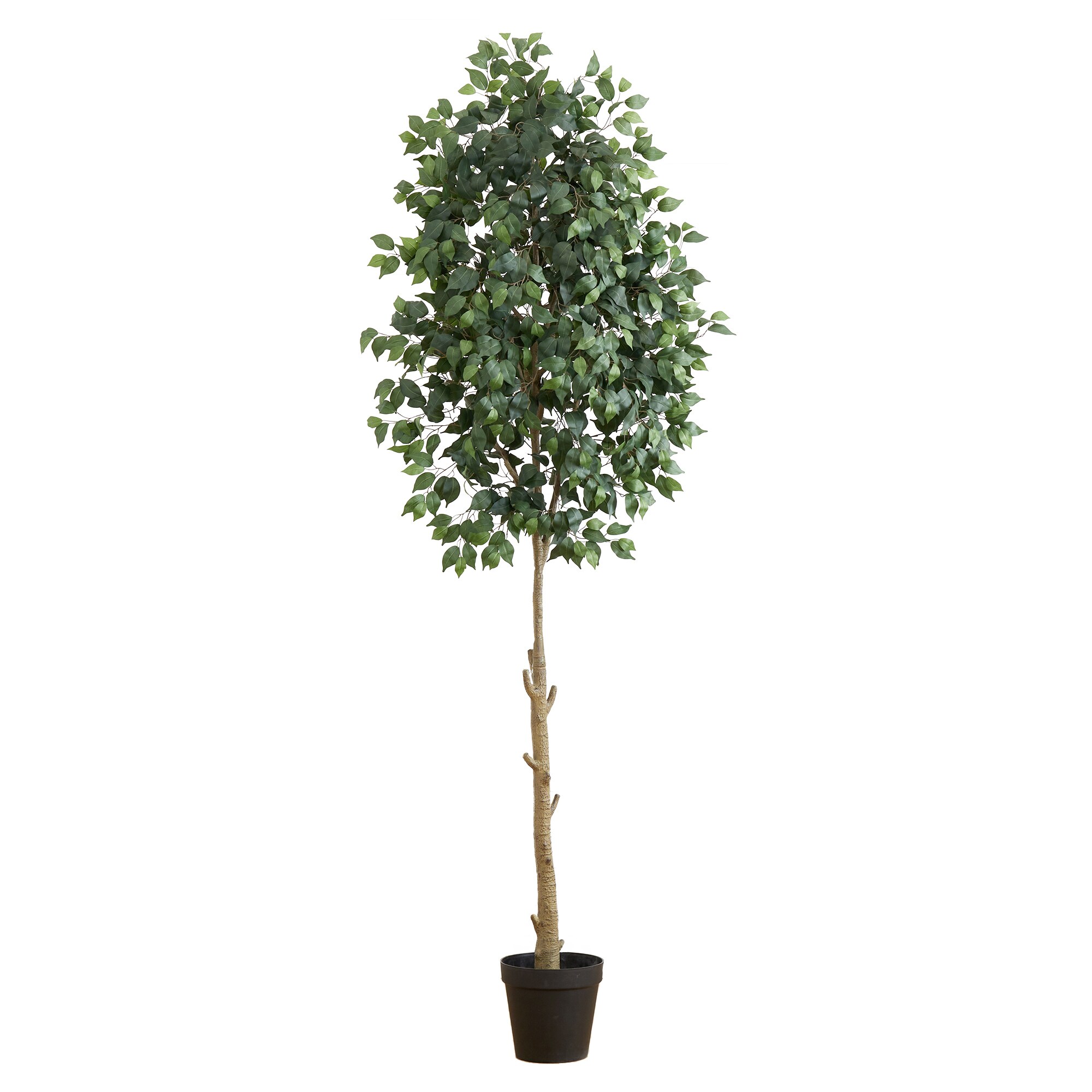 Nearly Natural T4414 108-in Green Indoor Floor Ficus Artificial tree