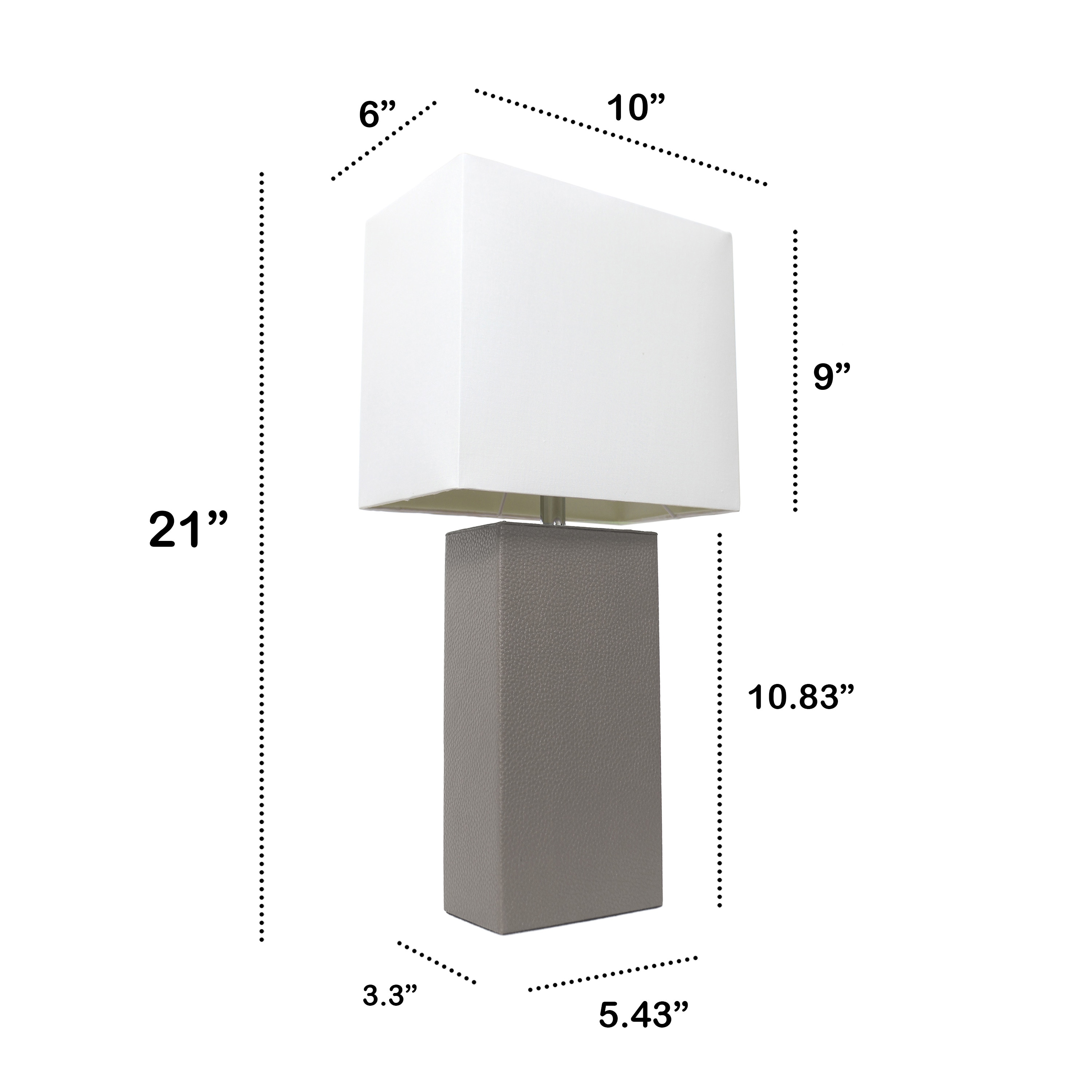 Lalia Home LHT-3008-GY-2PK Table-Lamps - View #3