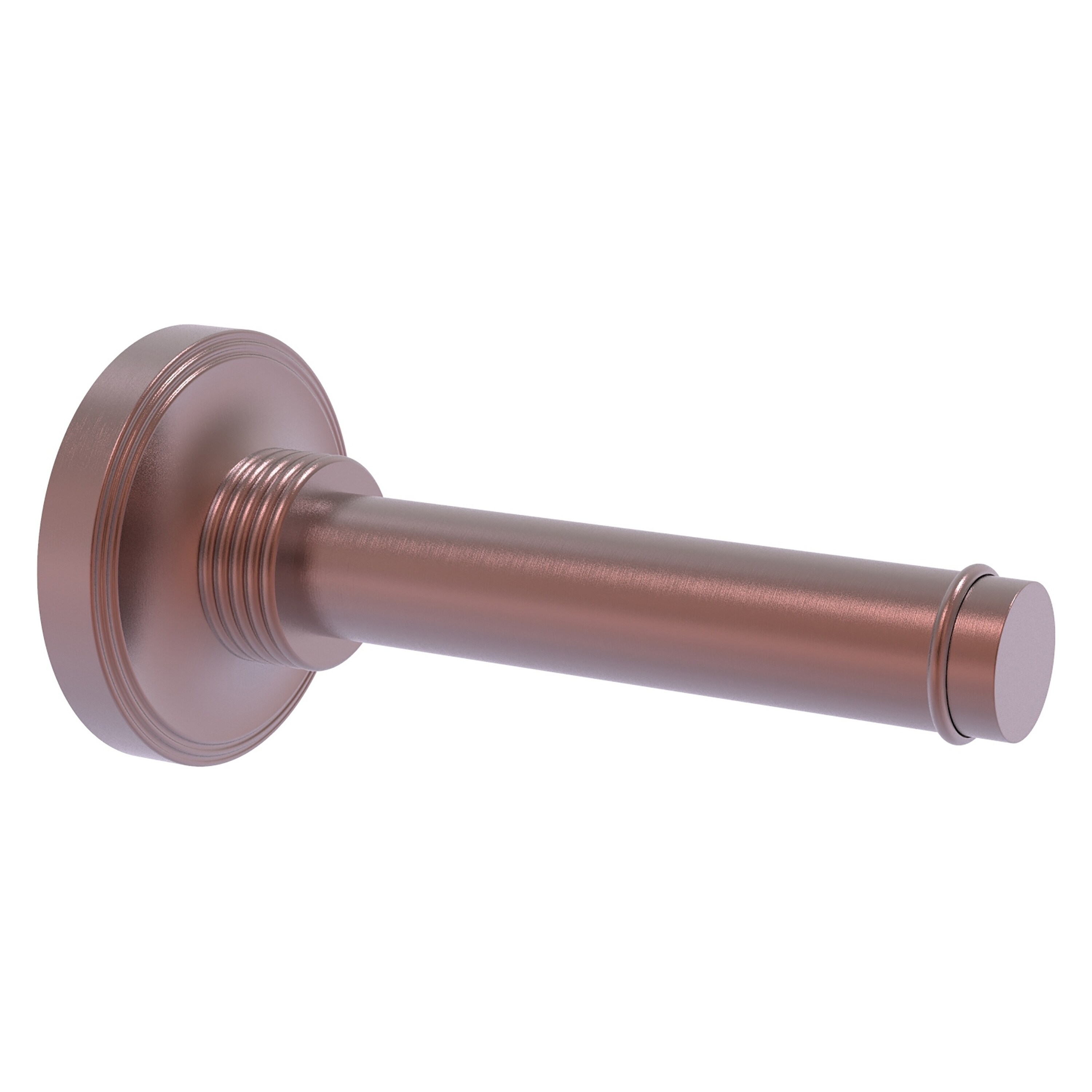 Allied Brass PR-24-1-CA Prestige Regal Antique Copper Wall mount Single post Toilet Paper Holder 1 -Rolls with Storage