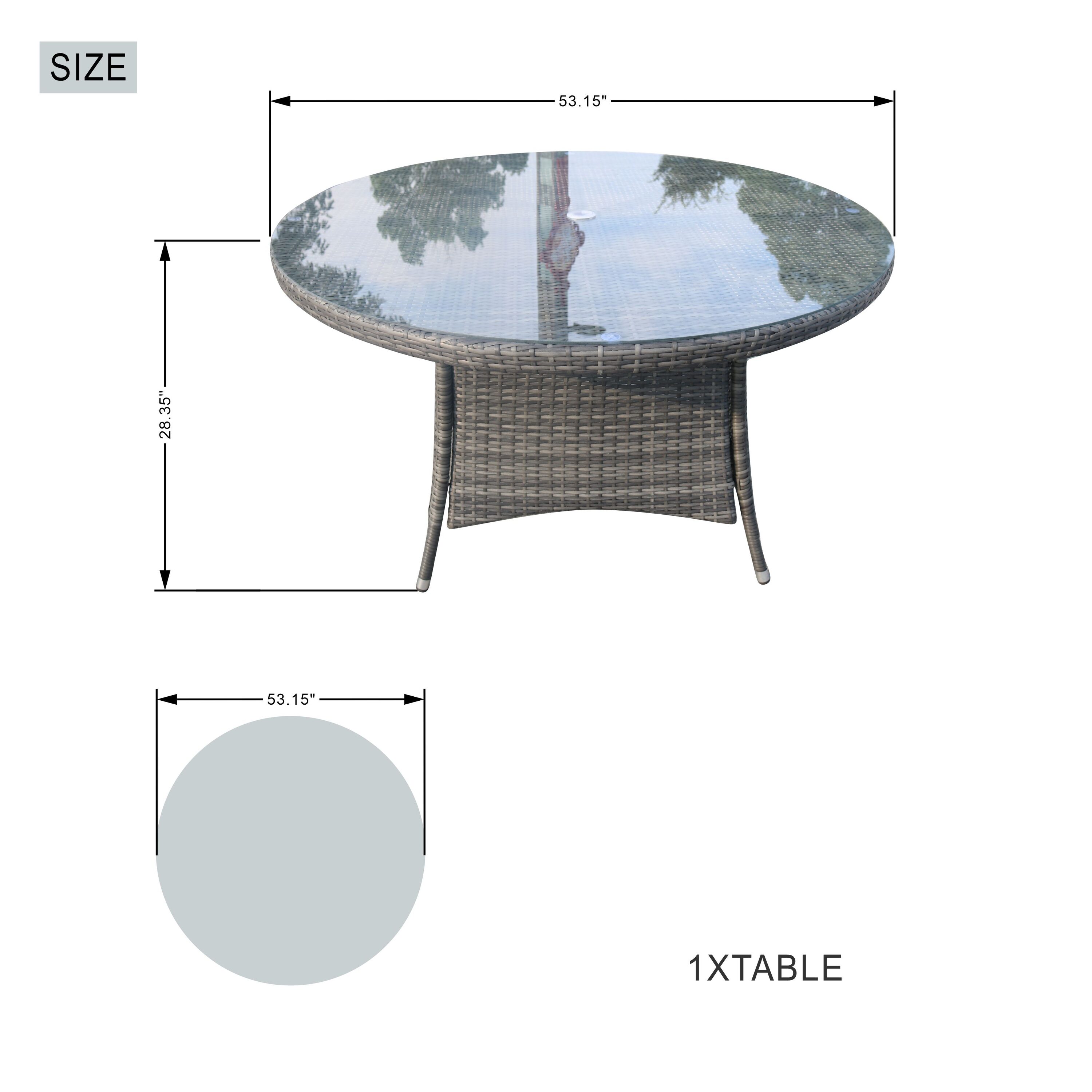 Moda Furnishings MPAD-1122-GR Patio-Dining-Sets - View #2