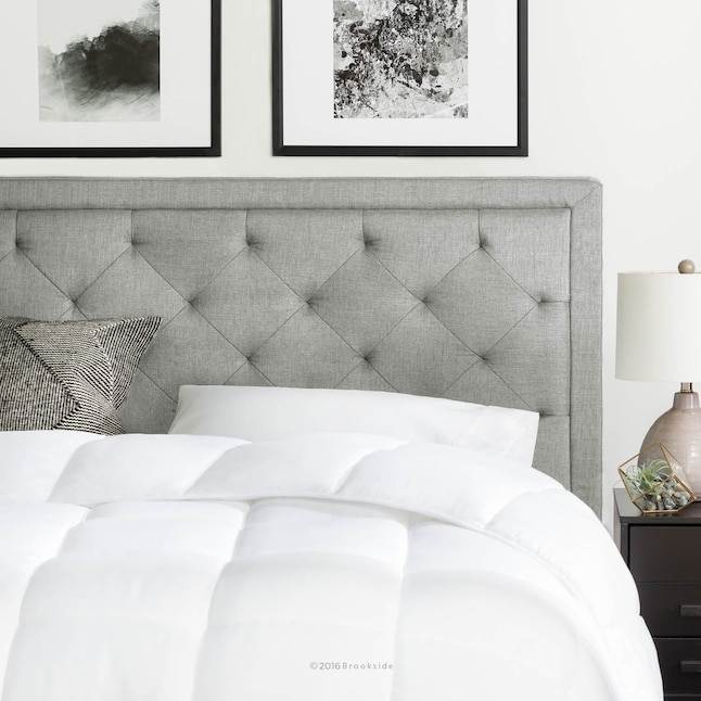 Brookside Diamond Tufted Stone Queen, Images Of Upholstered Headboards