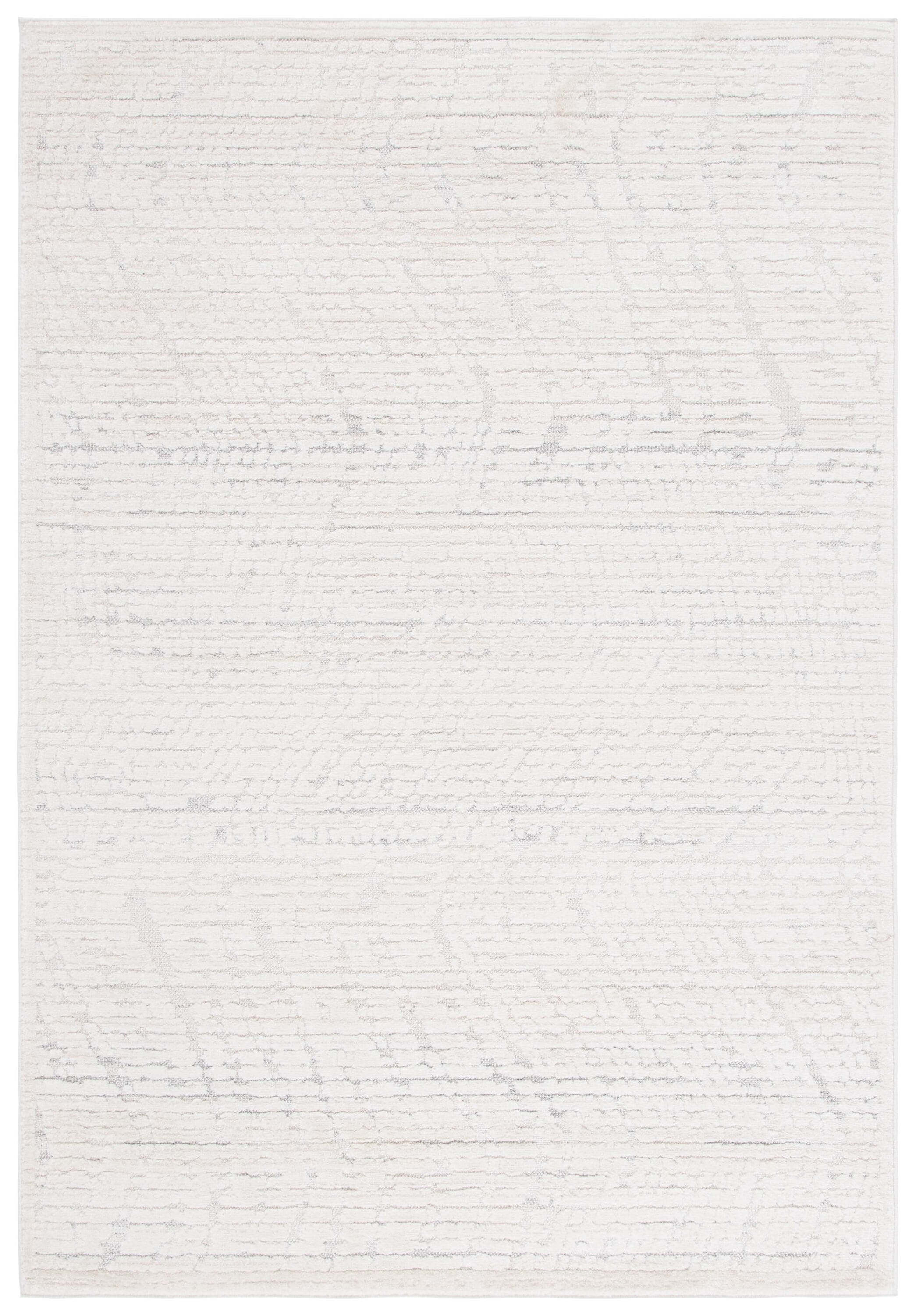 Safavieh ELH564A-9 9 x 12 (ft) Loomed Polyester/Polypropylene Ivory/Gray Rectangular Indoor Abstract Mid-Century Modern Area rug