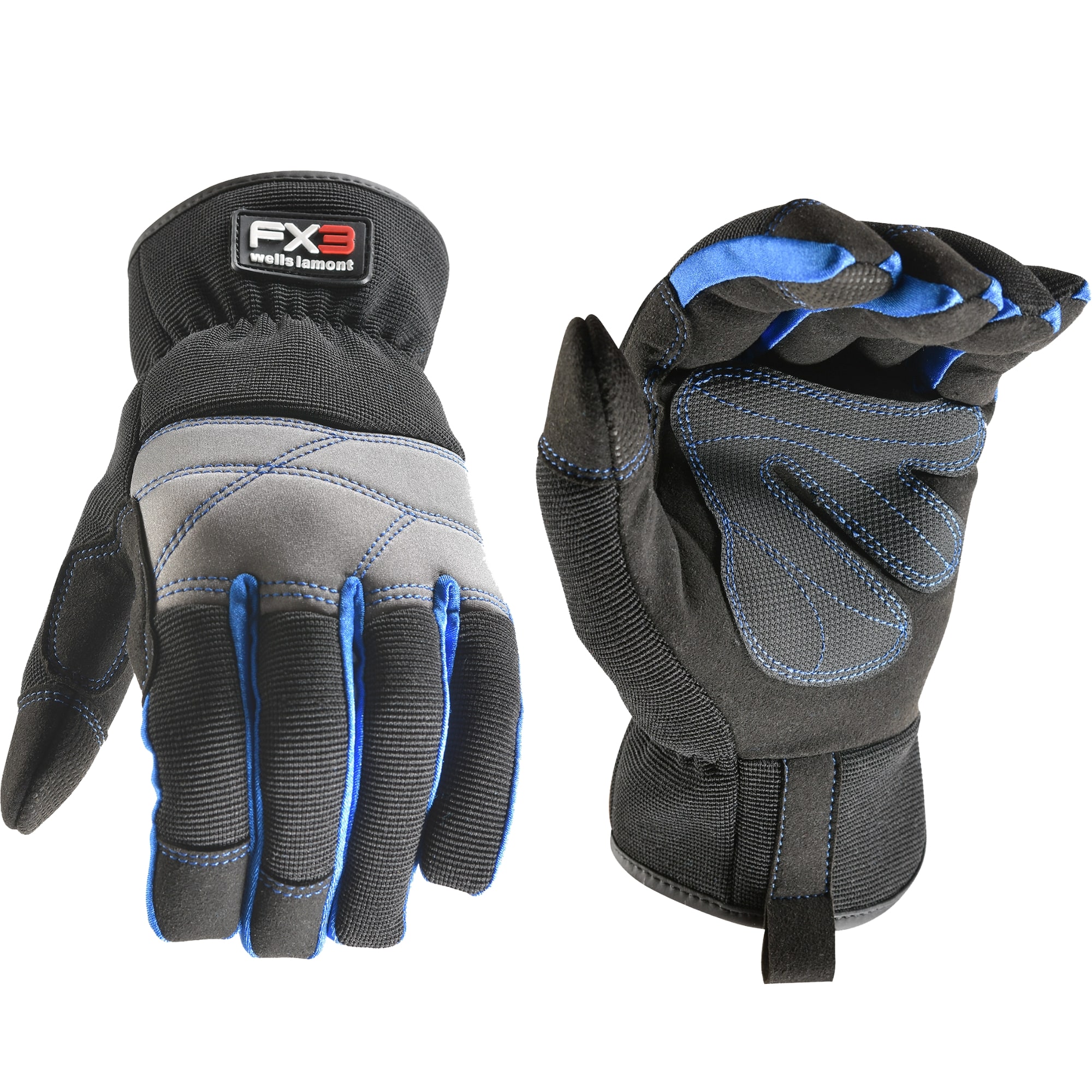 Wells Lamont 7851GM-L01 Medium Black Polyester Everyday Gloves 1 -Pairs
