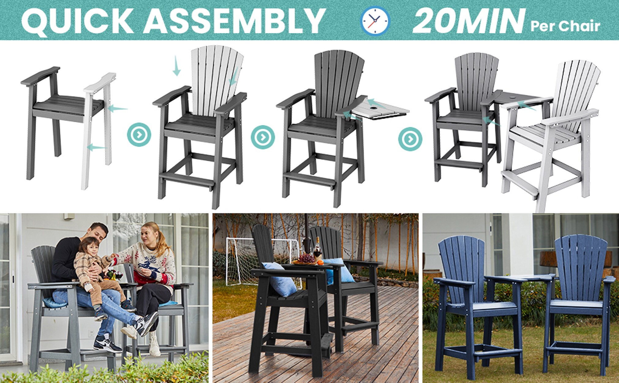 Lowes tall patio discount chairs