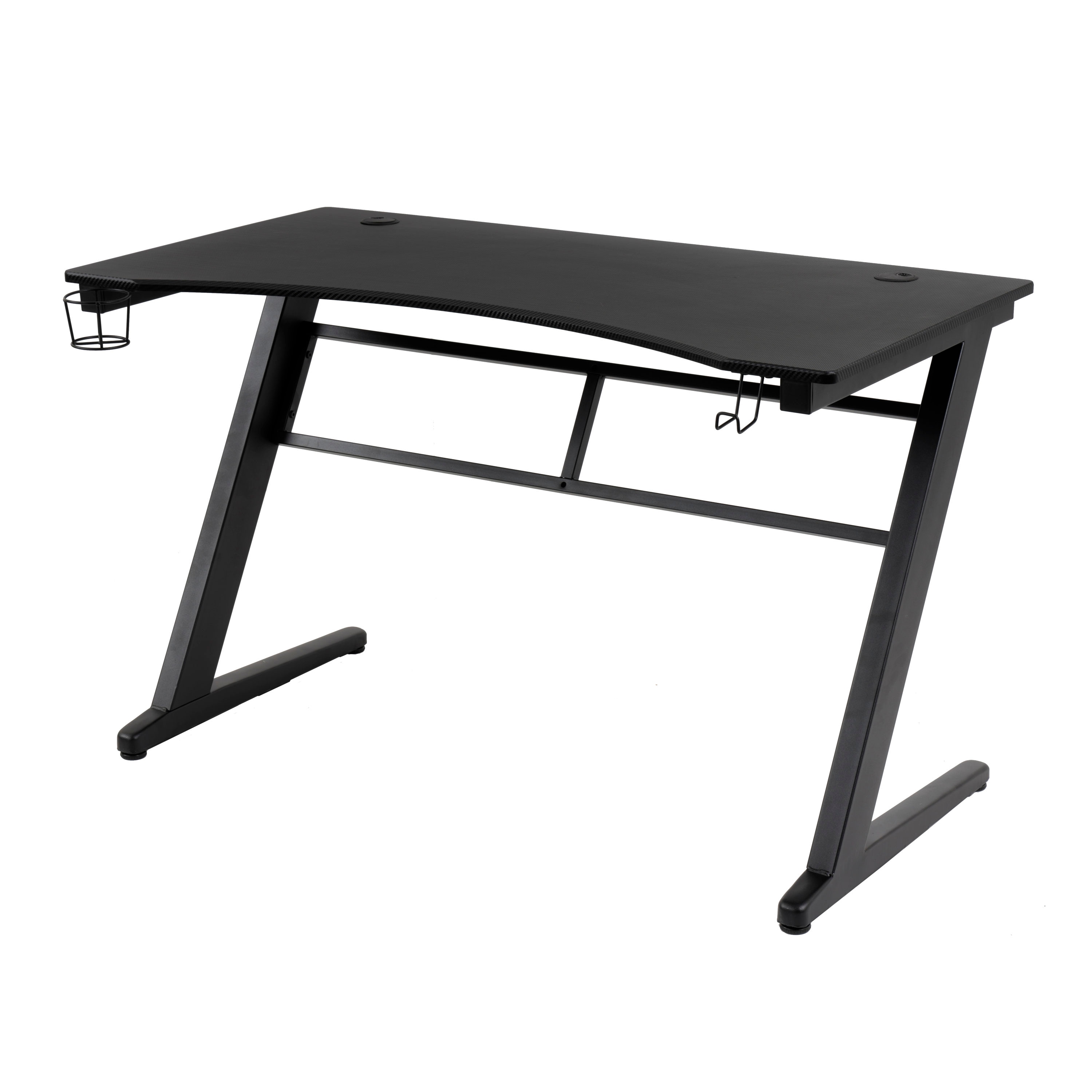 Vineego 51-in Black Modern/Contemporary Gaming Desk in the Desks department  at
