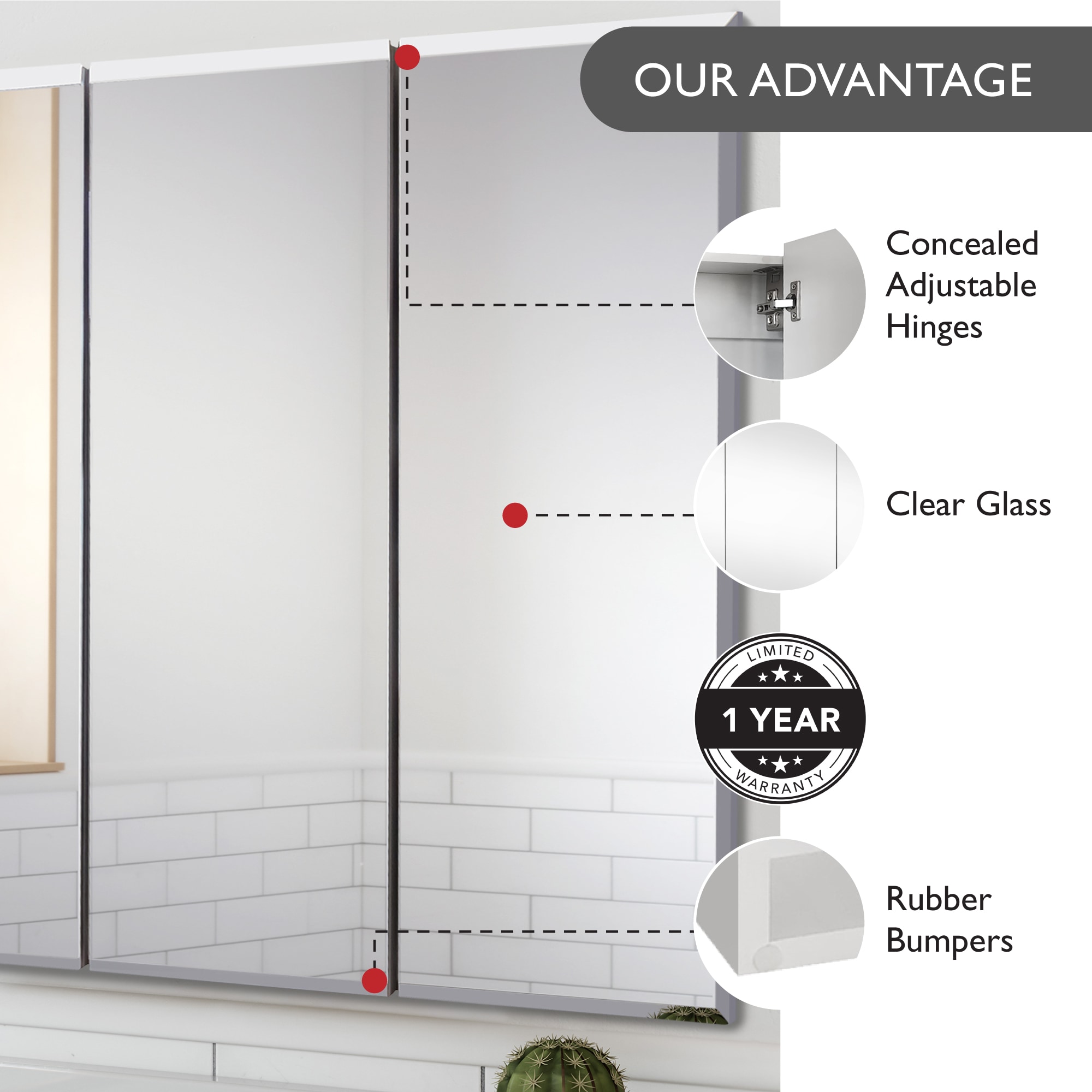 Design House 597500 Bathroom-Medicine-Cabinets - View #4
