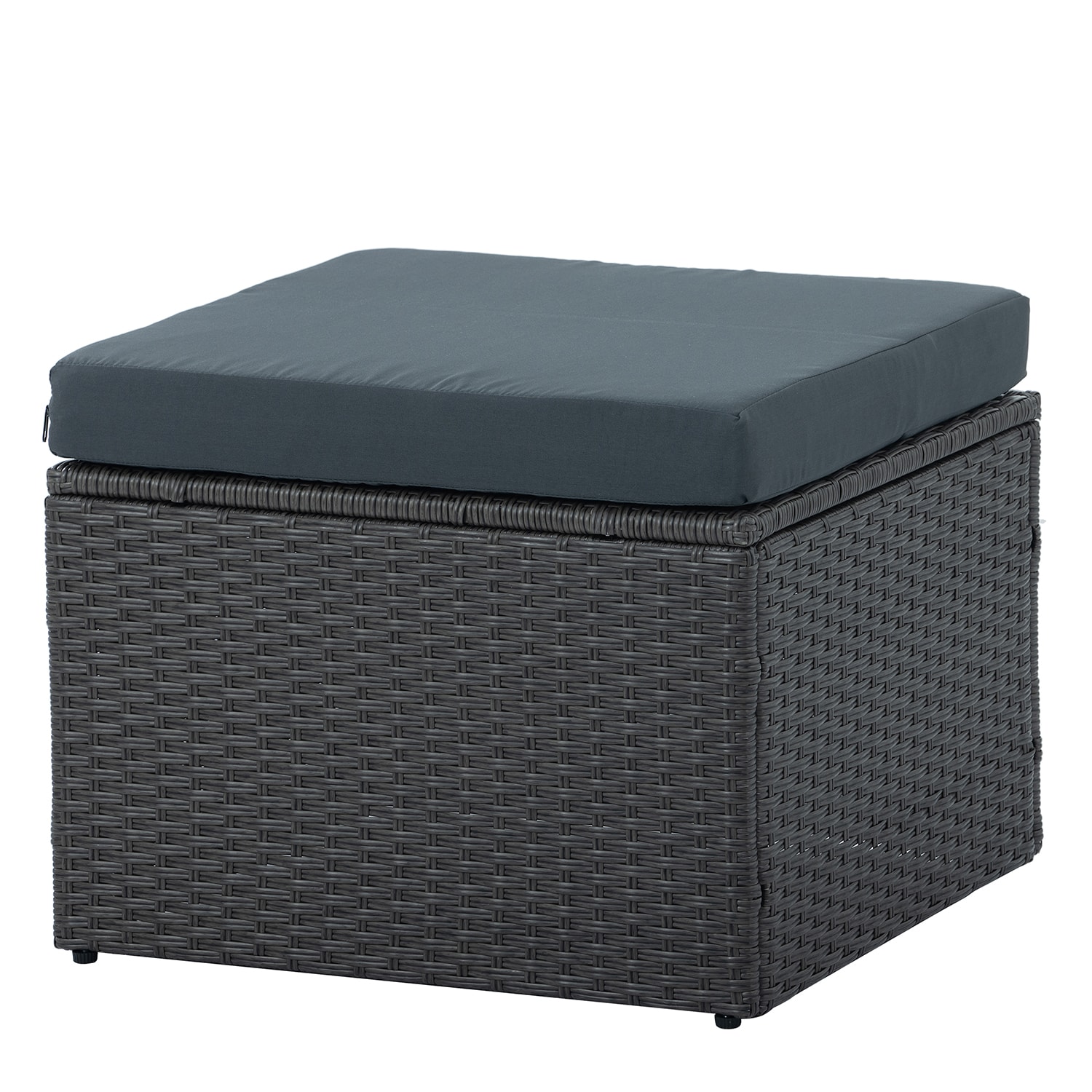 Bybafun Rattan Outdoor Sectional With Gray Cushion(S) And Rattan Frame ...