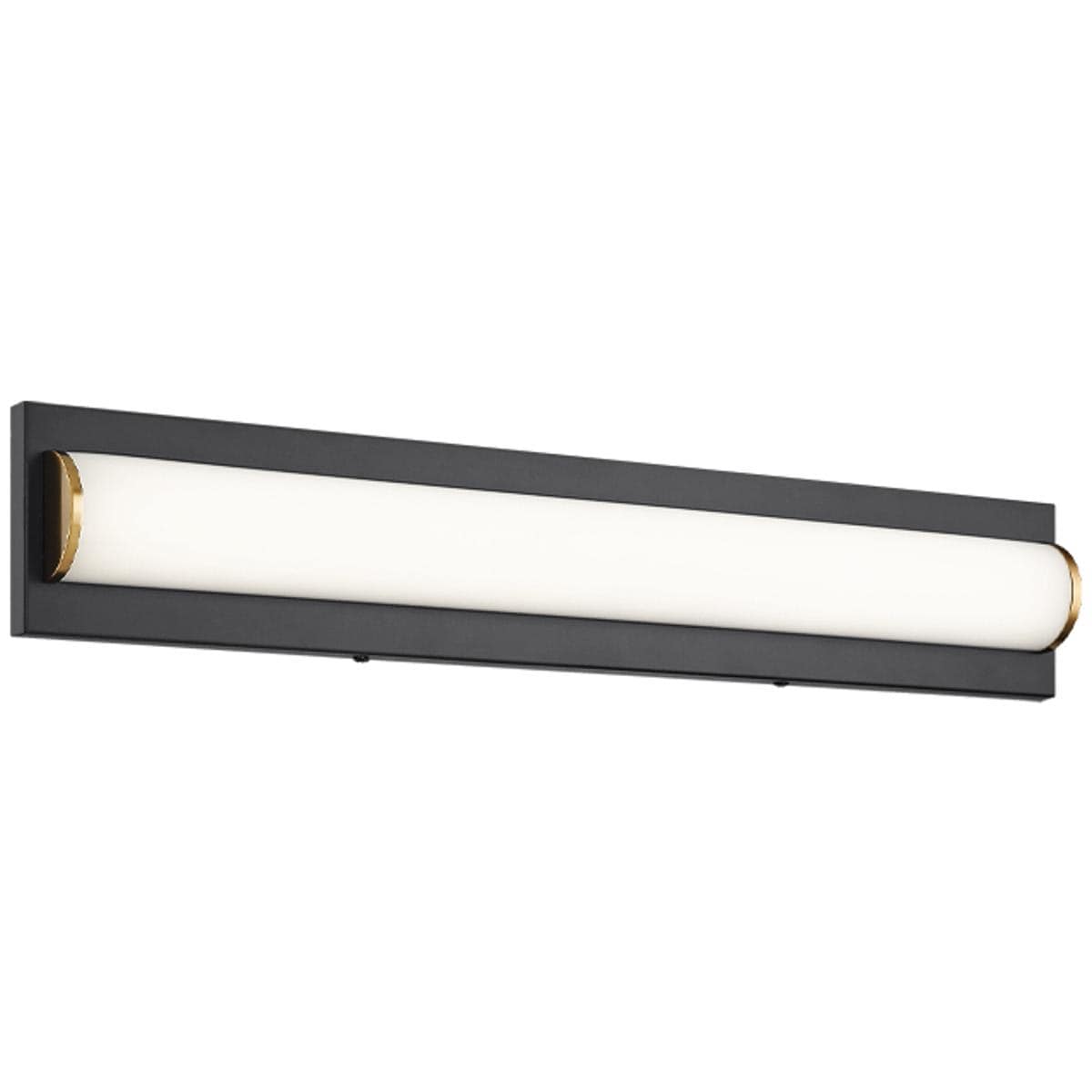 Matteo 2120684 Lighting S08924BK Psyra LED 24 inch Black Bath Vanity Light Wall Light