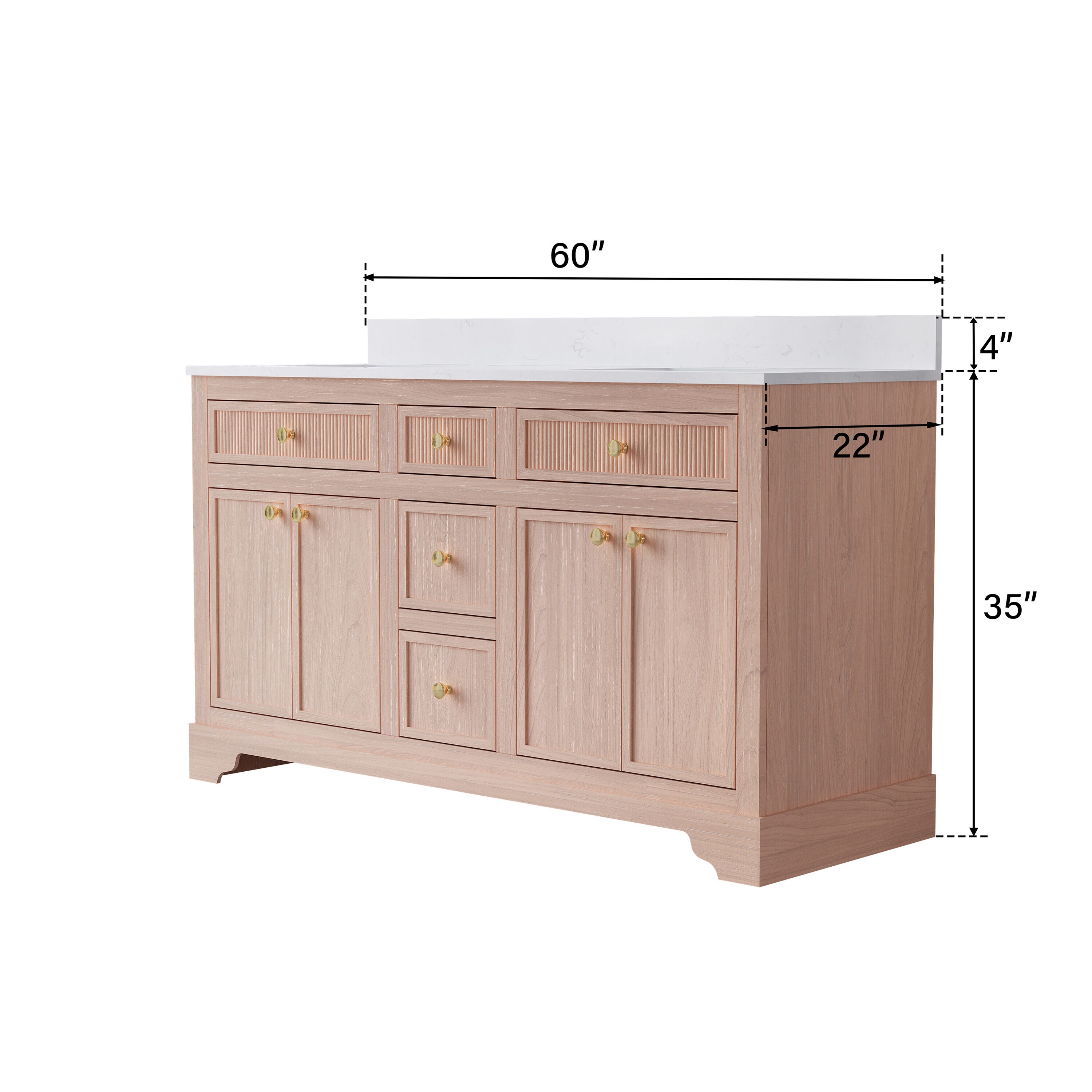 WELLFOR EX-VEBV48GR Bath-Vanity-Combo - View #11