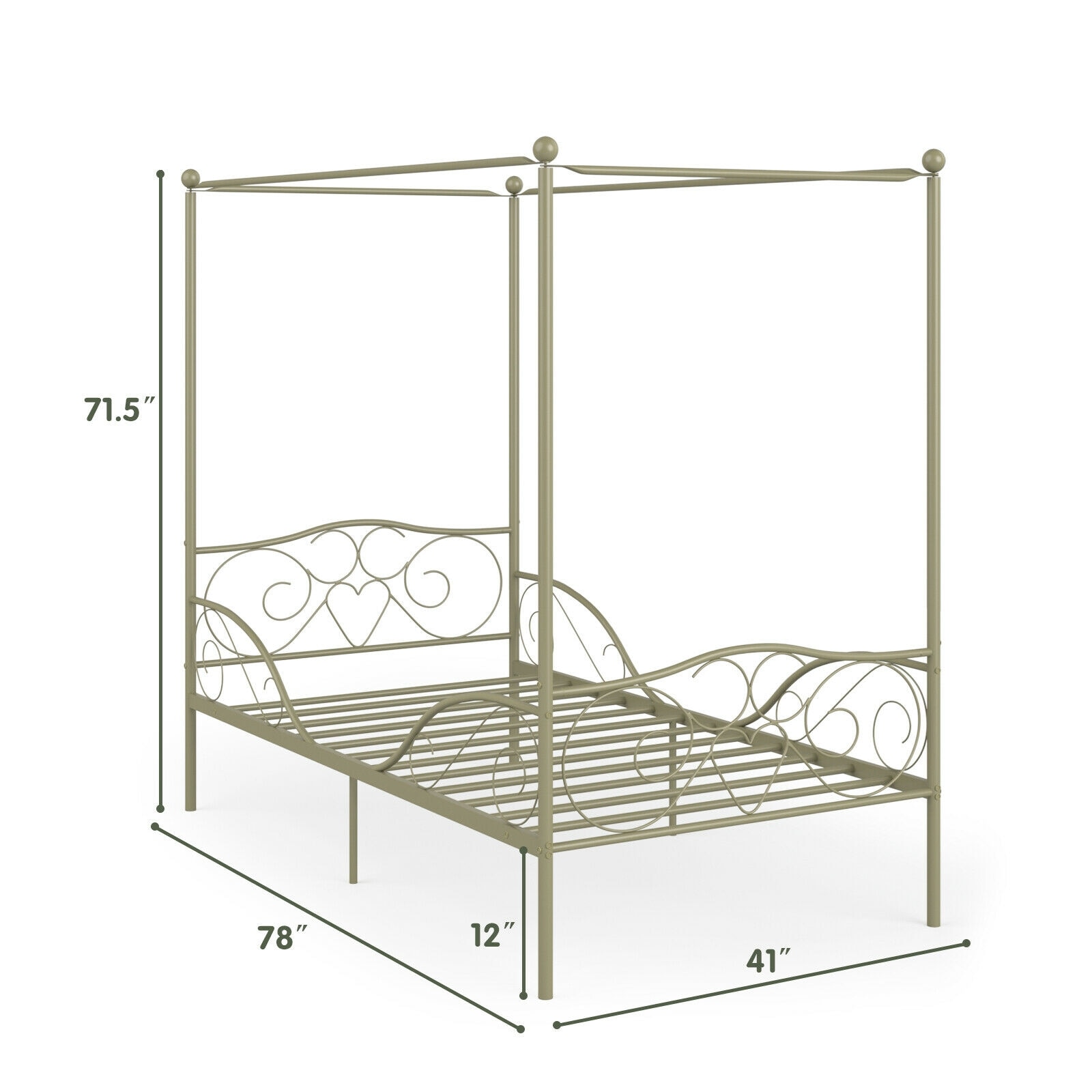 CASAINC WF-HYSN-65940GD beds - View #8
