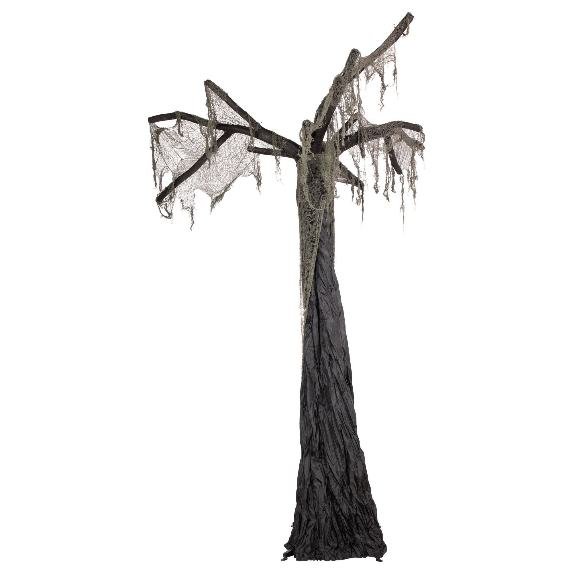 Northlight 90-in Black Ghost Tree Halloween Decoration - Adjustable ...