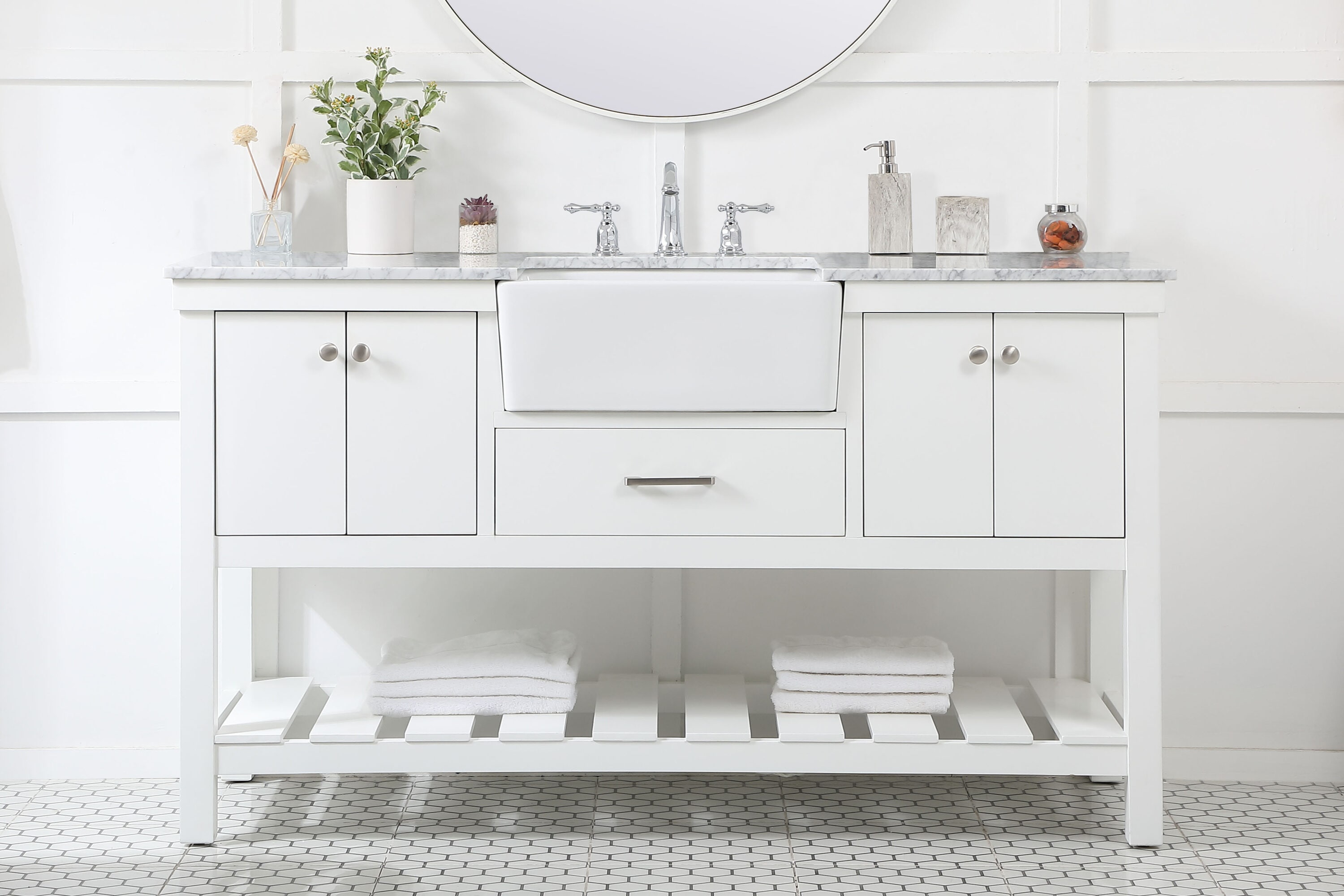 Elegant Decor HF180480WH Bath-Vanity-Combo - View #2