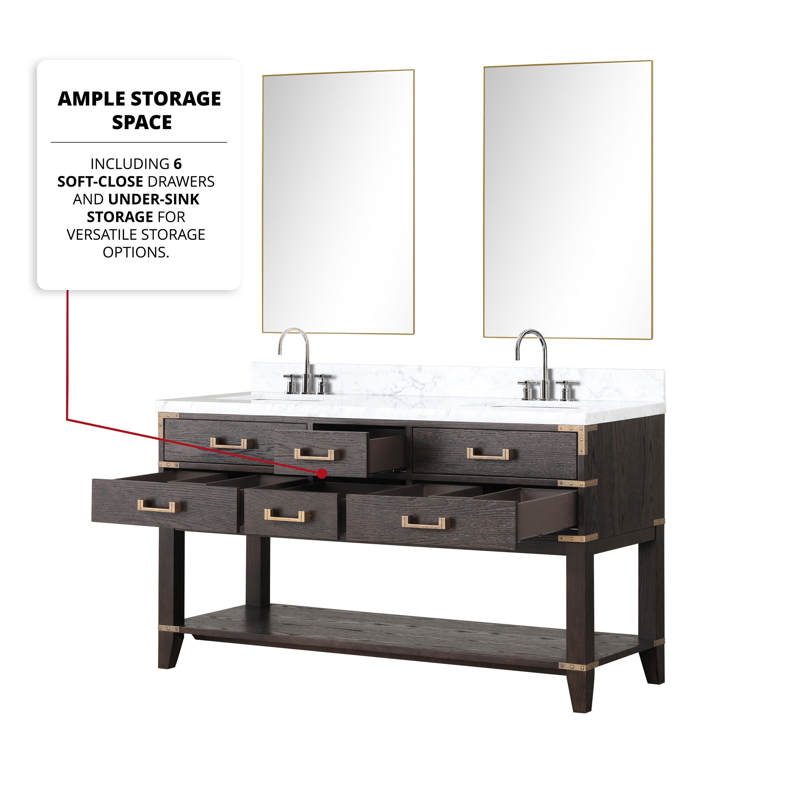 Lexora LVGR60DK111 Bath-Vanity-Combo - View #8