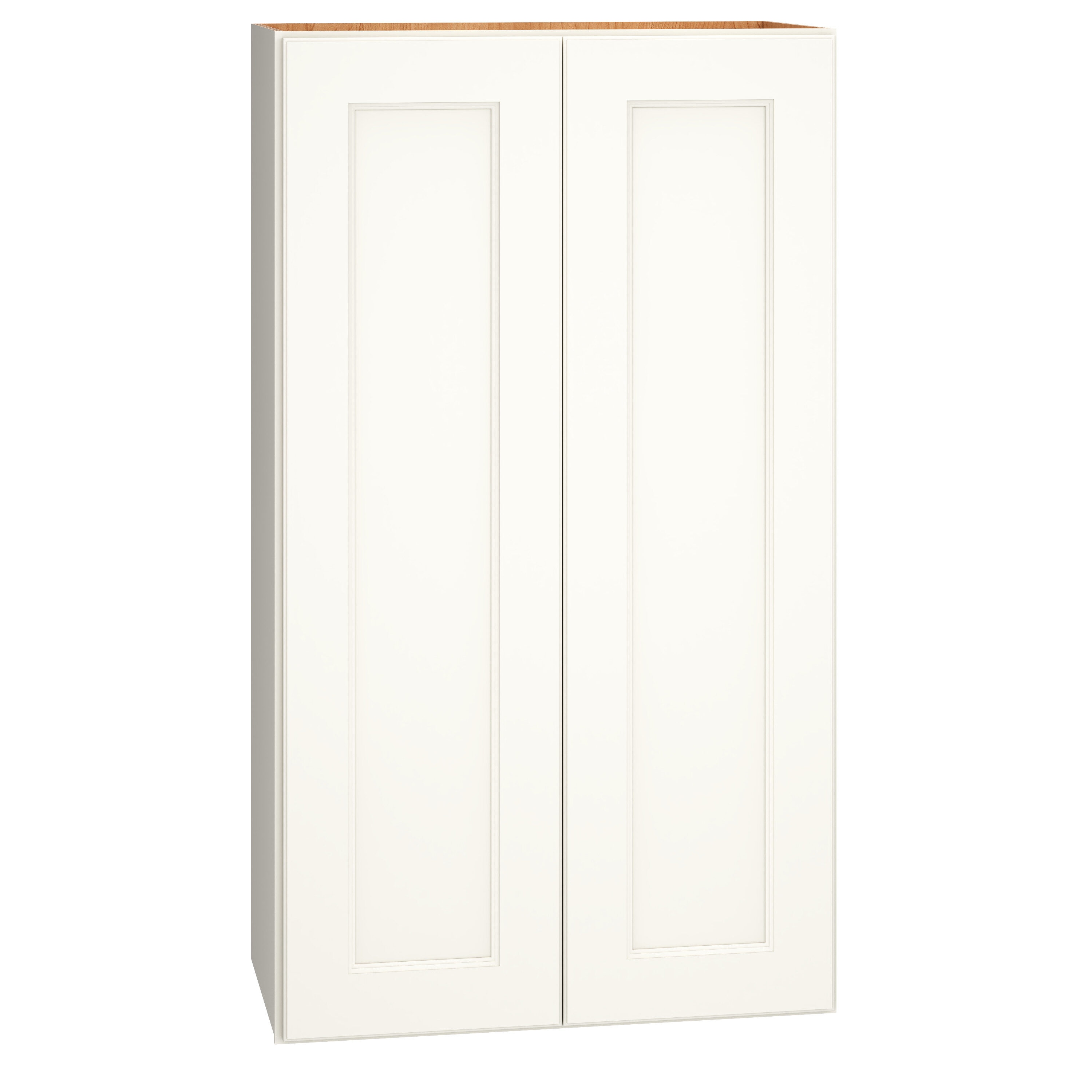 Diamond Express Macaulay 24-in W x 24-in H x 12-in D White Wall Fully Assembled Plywood Cabinet (Recessed Panel Square Door Style)