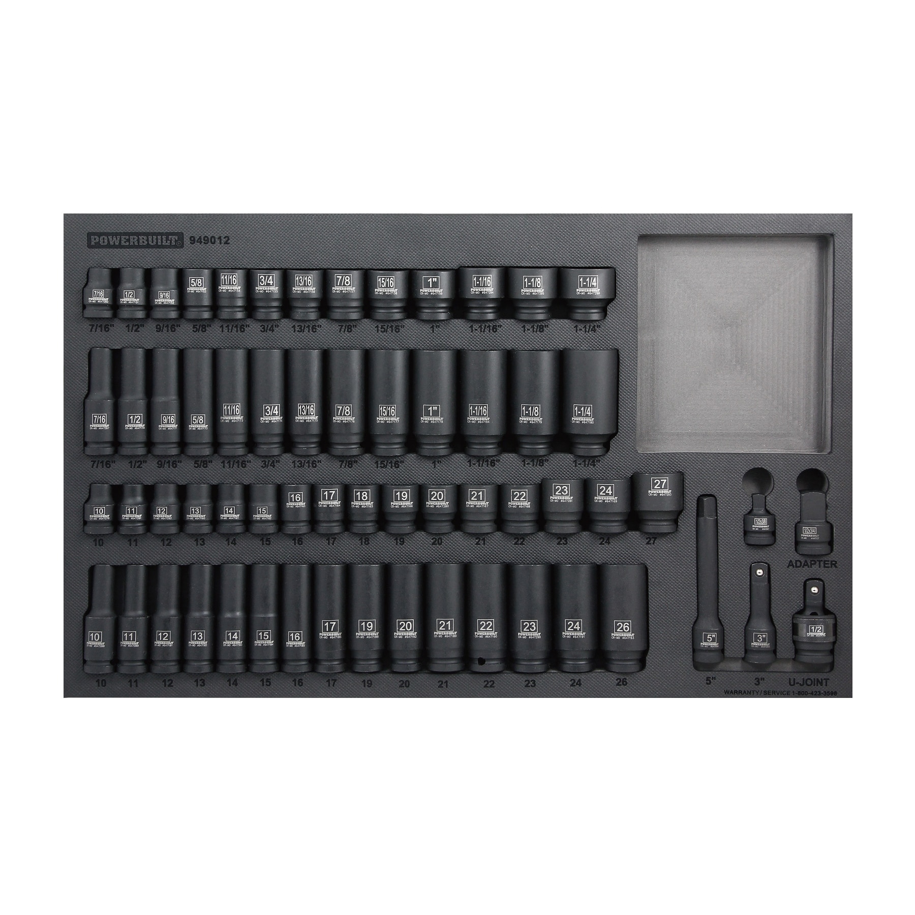 Powerbuilt 949012 Socket-Sets - View #2