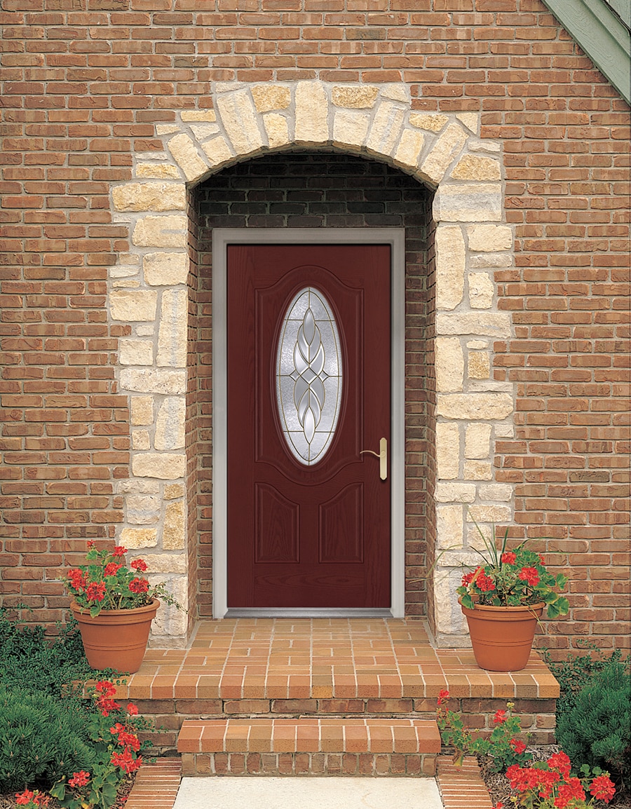 Therma-Tru Benchmark Doors Delano 36-in X 80-in X 4-9/16-in Fiberglass ...