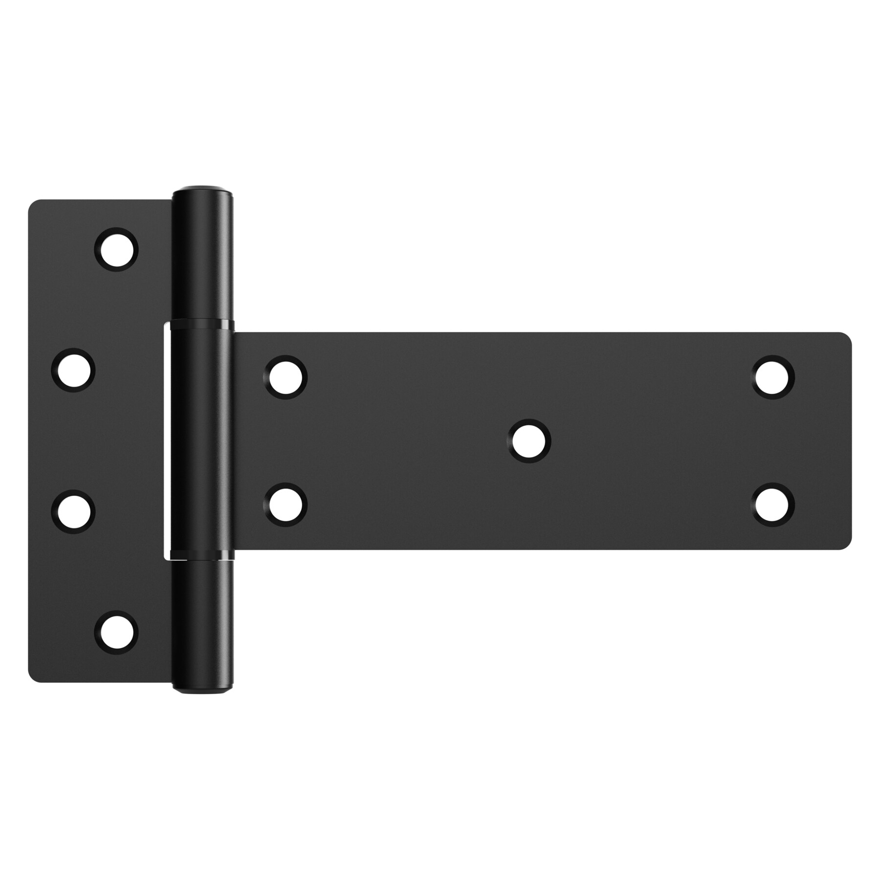 National Hardware V1126 - 6-in Industrial T Hinge in Black in the