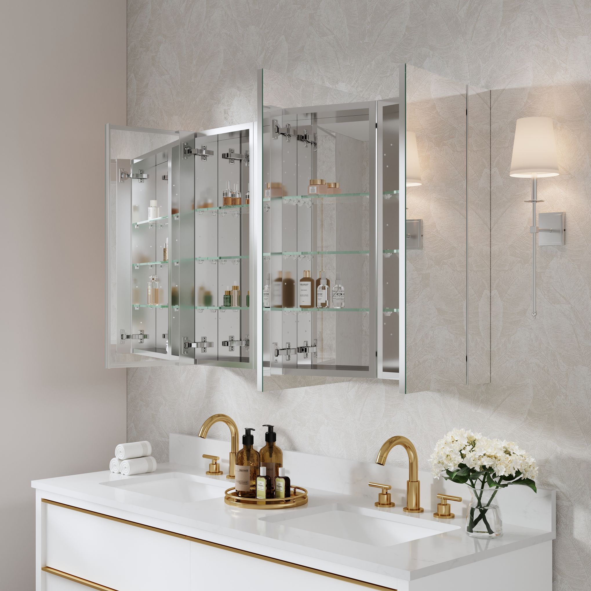 WELLFOR ROSA122012LRR Bathroom-Medicine-Cabinets - View #9