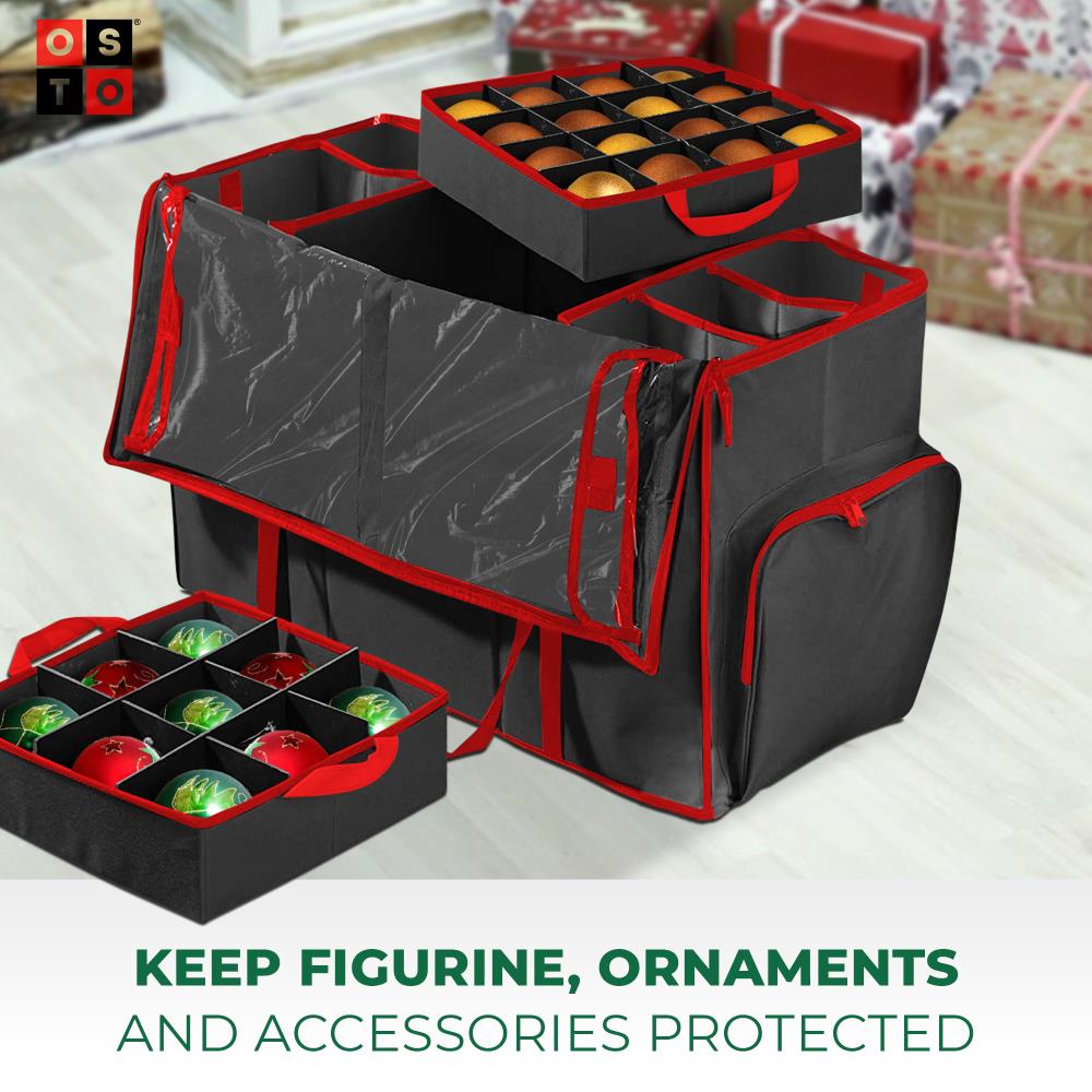 OSTO OSY-102-BLK-L Ornament-Storage - View #2