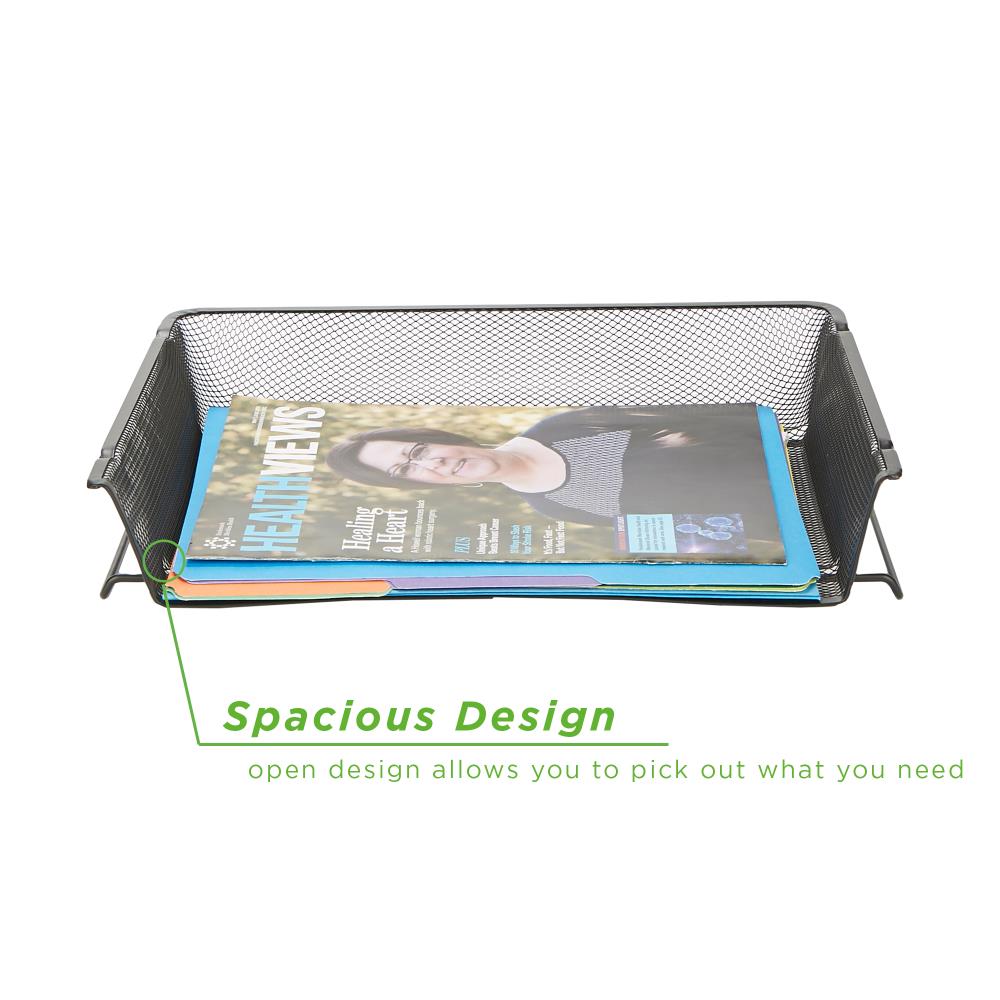 Mind Reader RSTACK2-BLK Desktop-Organizers - View #5