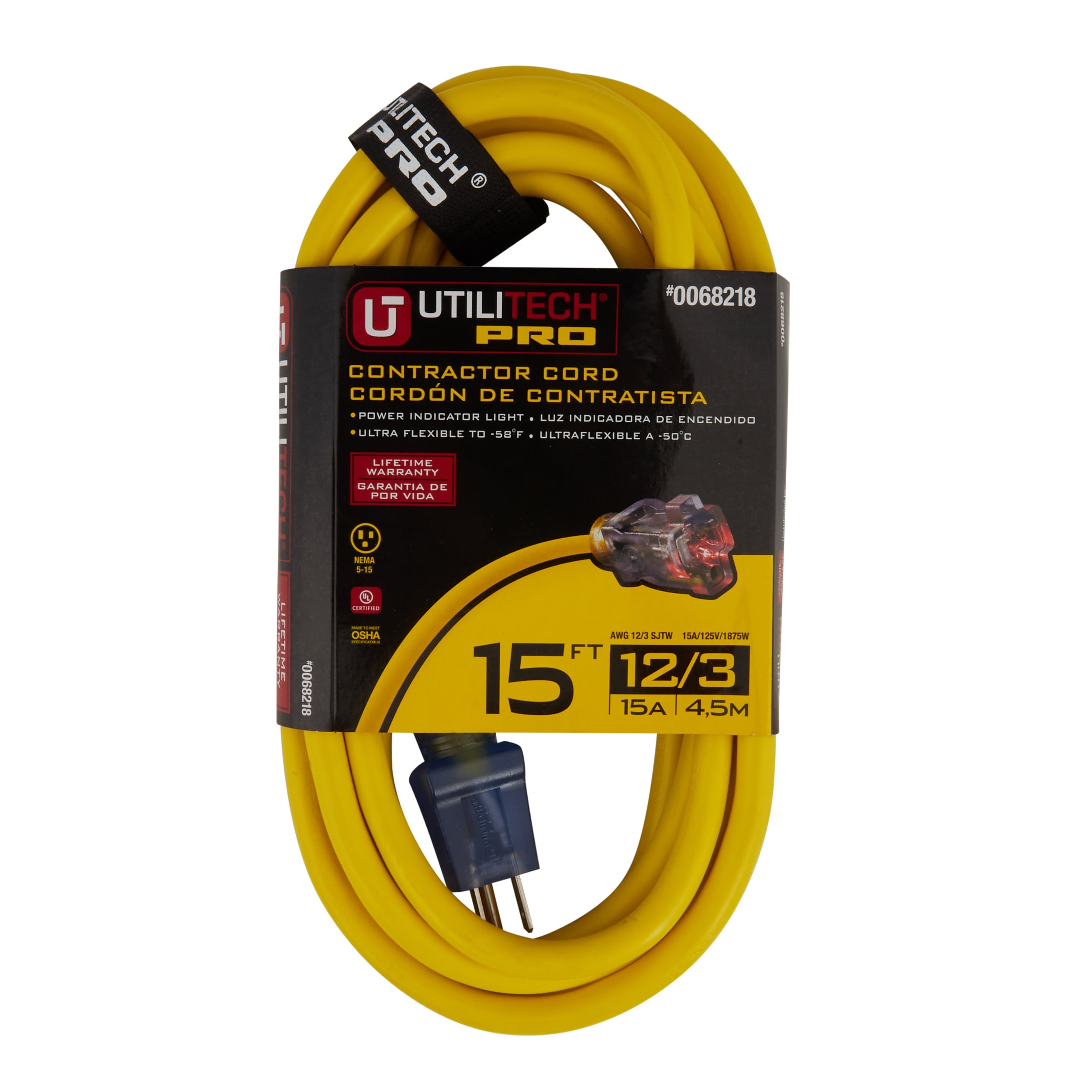 ES15 - Espiral para cable 15mm (5/8) x10m blanco 8-32 Cables 16 AWG Dexson