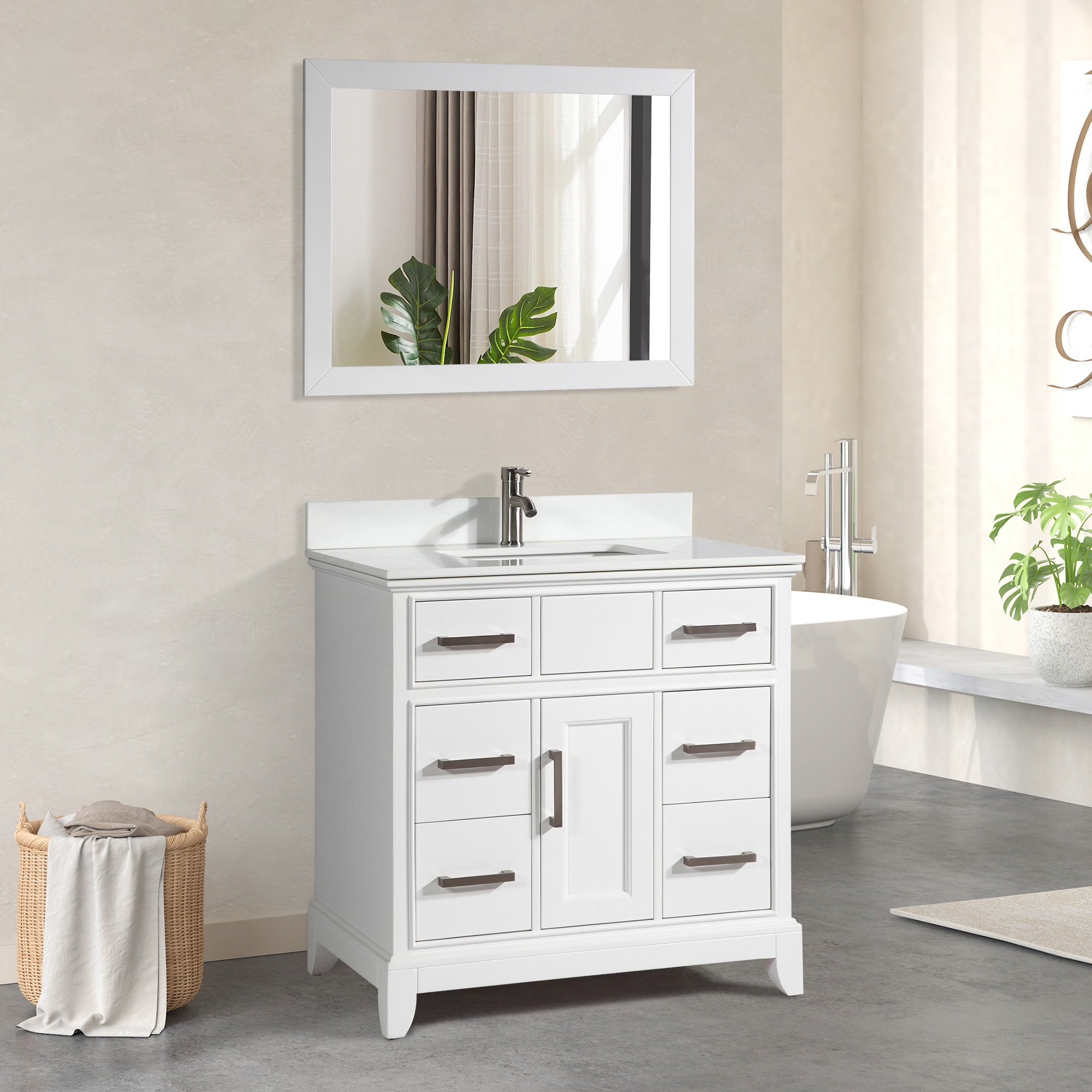 Vanity Art VA1036-W Bath-Vanity-Combo - View #2