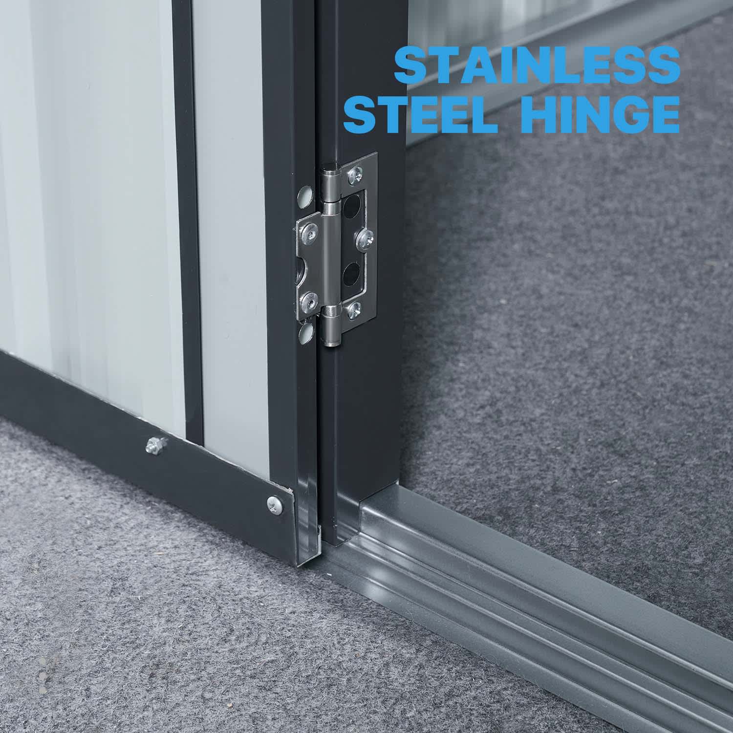 Sunmthink Z-MSD059-47BK Metal-Storage-Buildings-Sheds - View #6