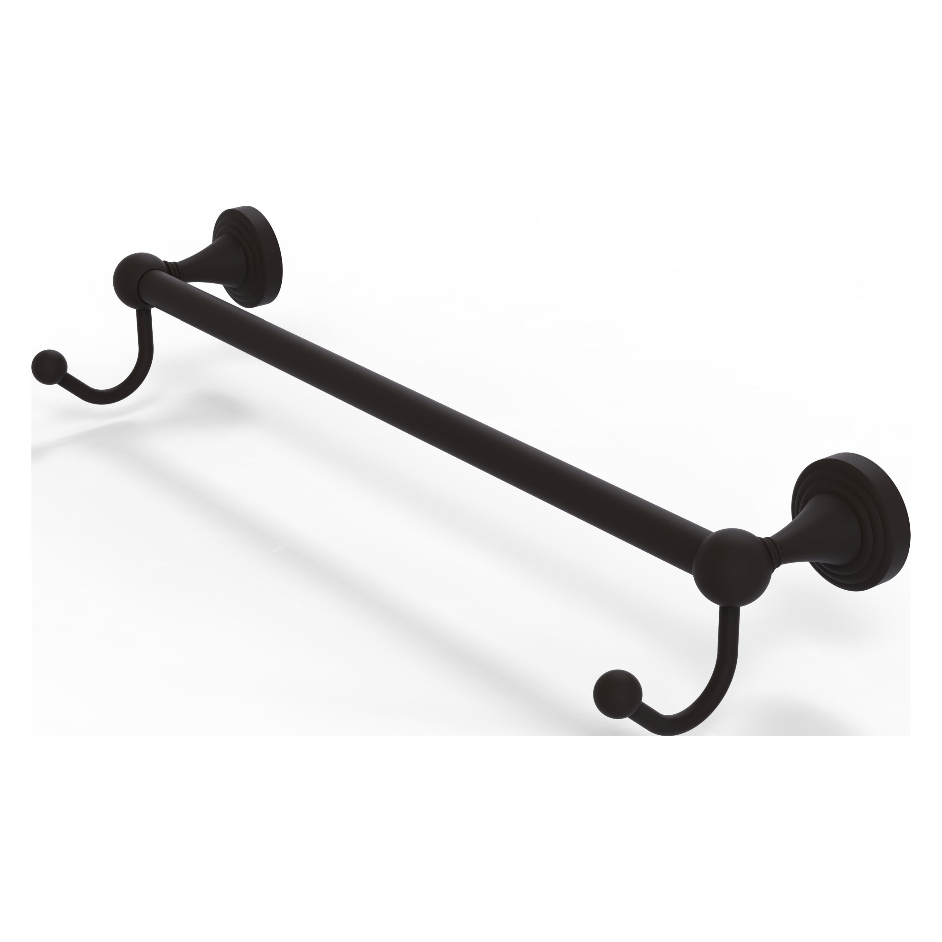 Allied Brass SG-41-36-HK-ORB Sag Harbor 36-in Oil-rubbed bronze Wall mount Single Towel Bar