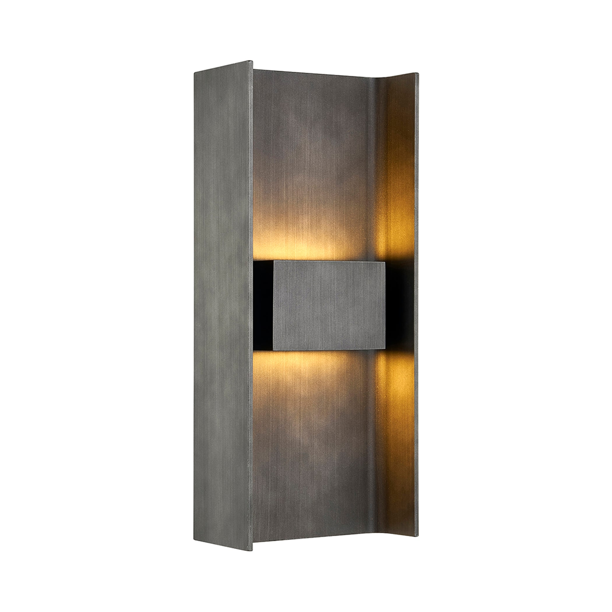Troy Lighting B7292 Scotsman 7.25-in W 2-Light Graphite Modern/Contemporary LED Wall Sconce