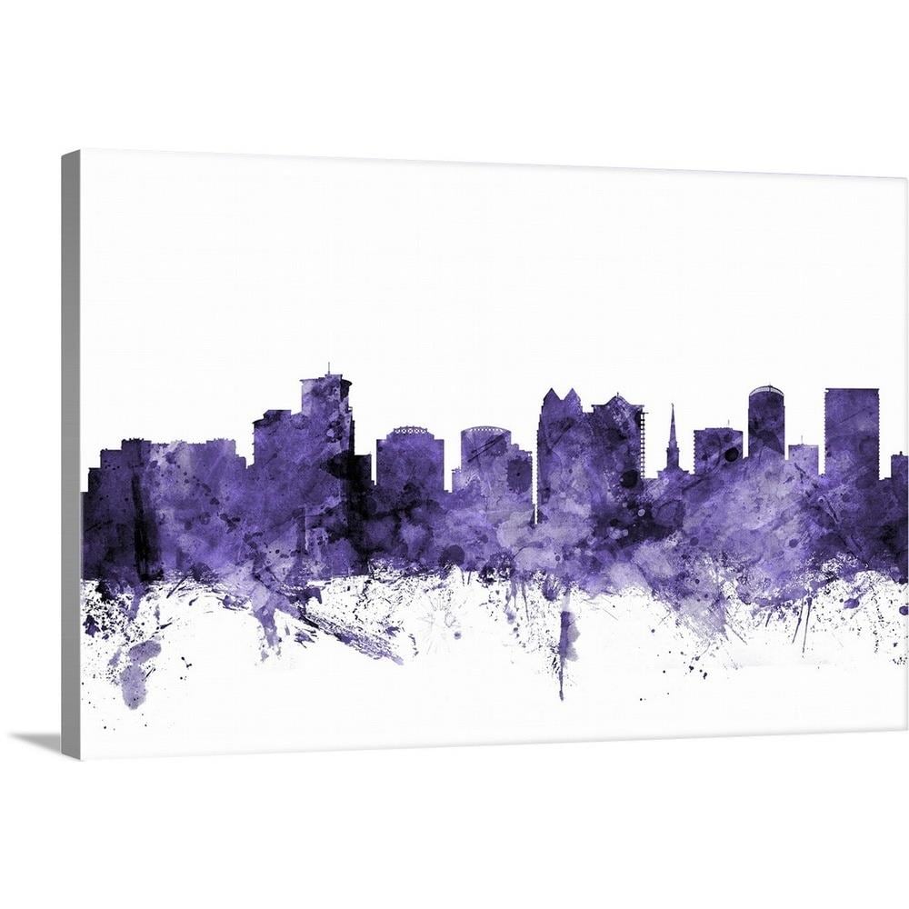 GreatBigCanvas 16-in H x 24-in W Abstract Print on Canvas | 2490316-24-24X16