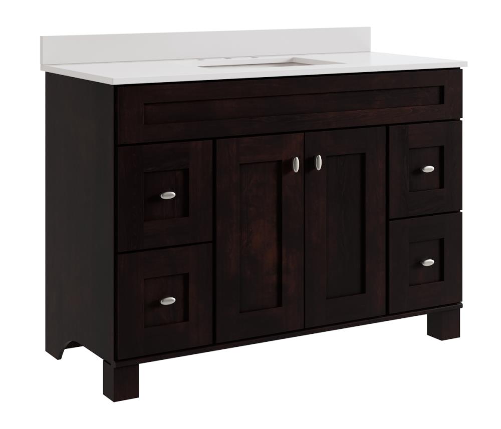 Diamond FreshFit Palencia 36-in Espresso Bathroom Vanity Cabinet