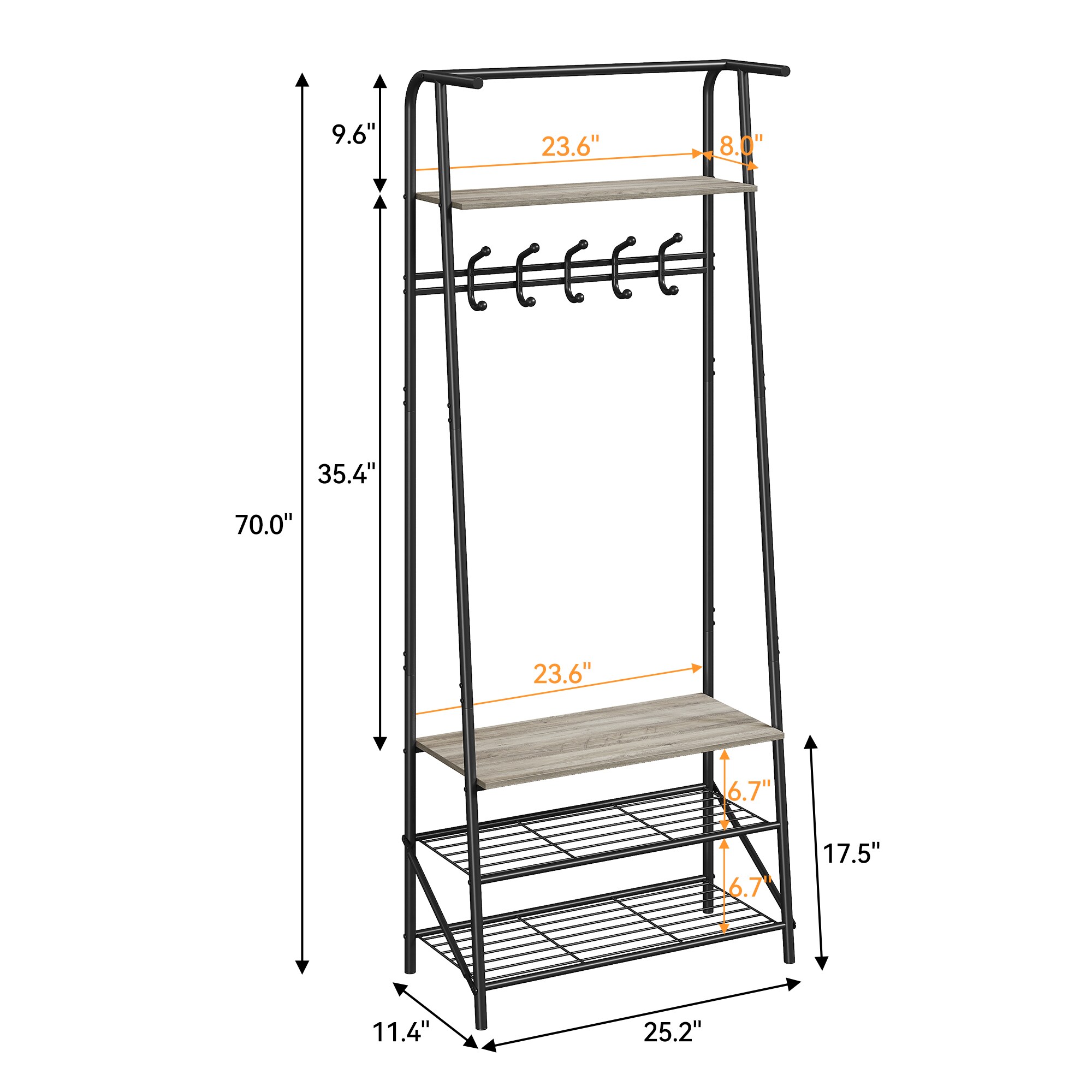 Assile MJG3SO8UP Coatrack-Stands-Pedestals - View #7