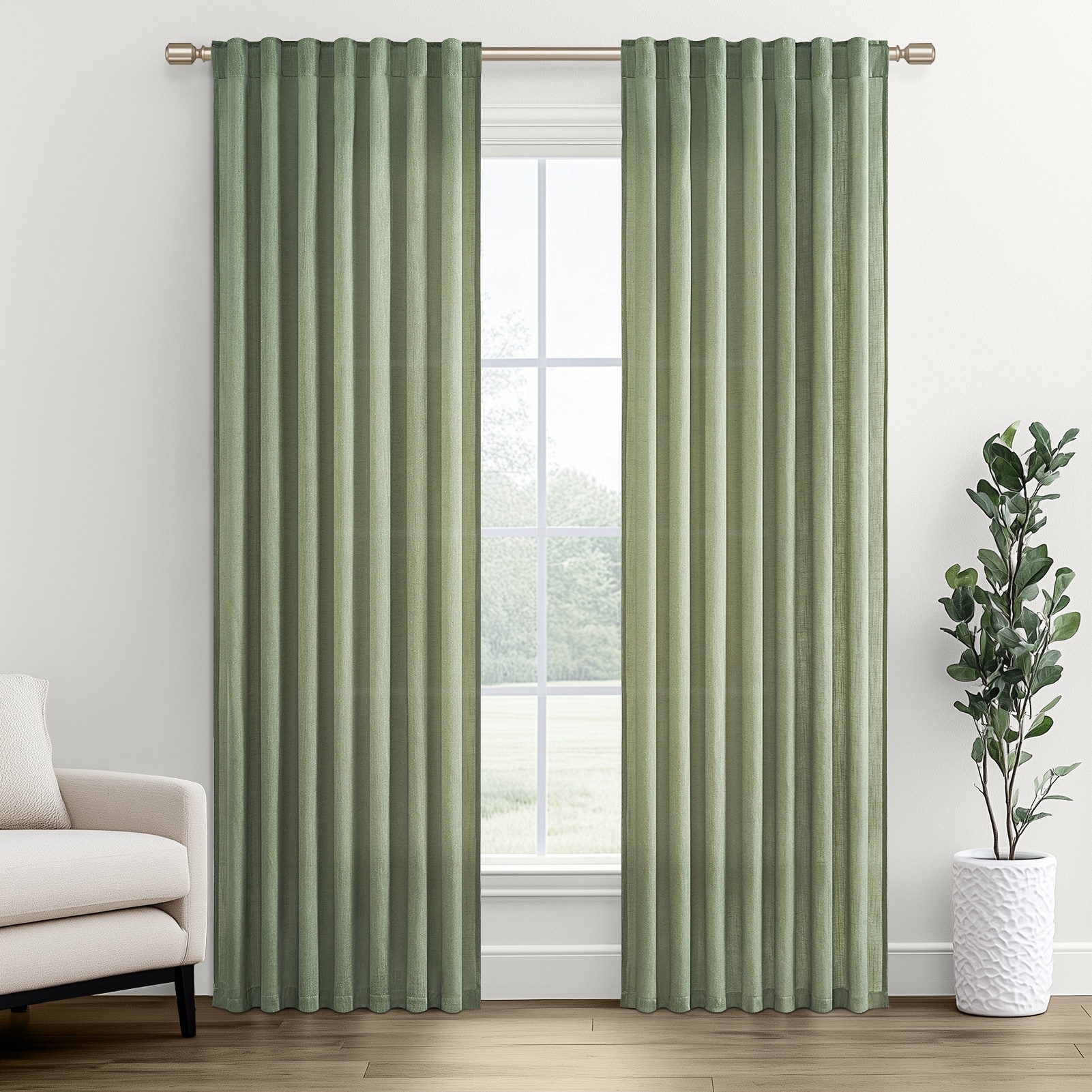 Topfinel 224RB SAGE 50X96 curtains - View #6