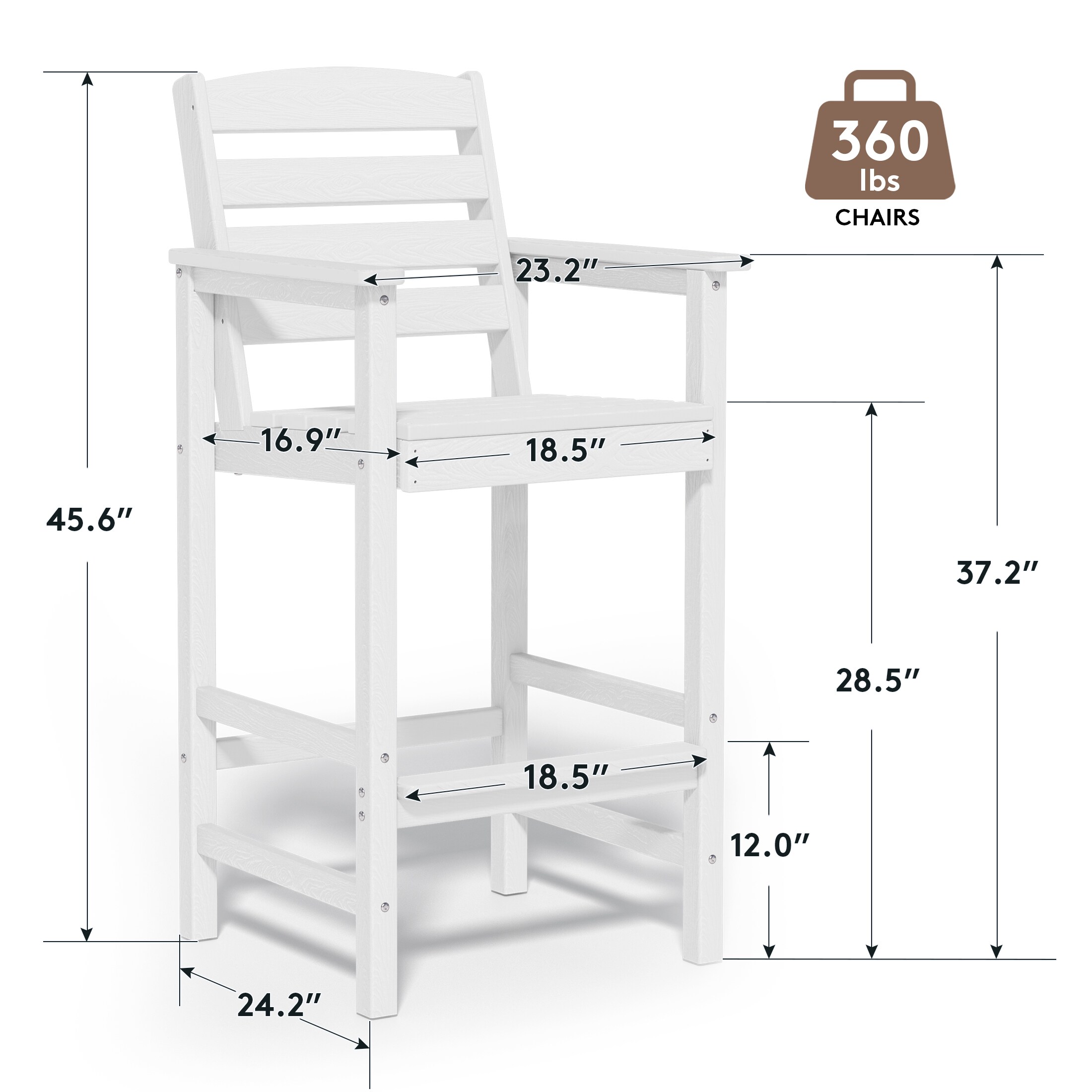 VOUA GBY02-WE Patio-Chairs - View #3