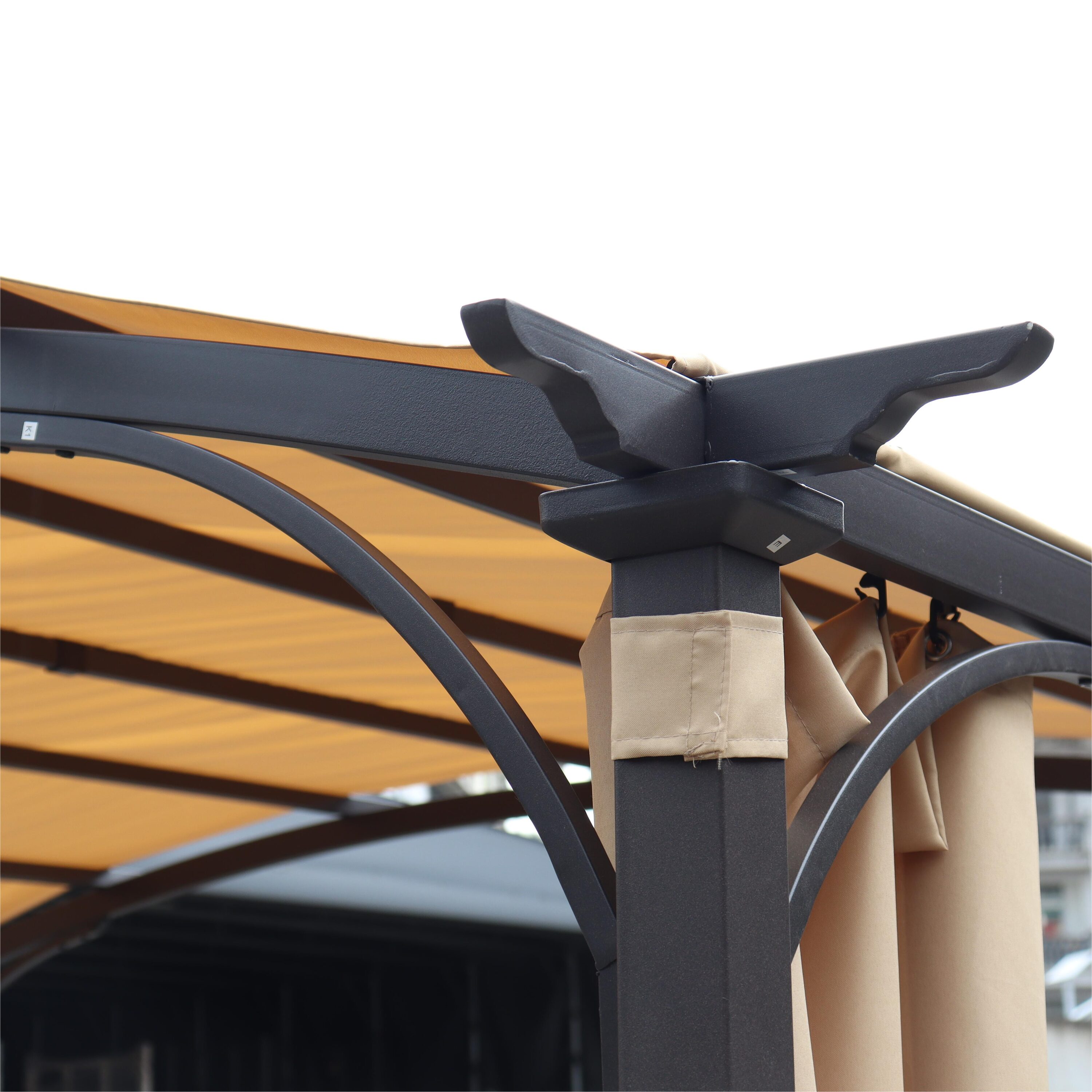 LIVIZA GAZ-SEN25PG45R Wood-Resin-Gazebos - View #4