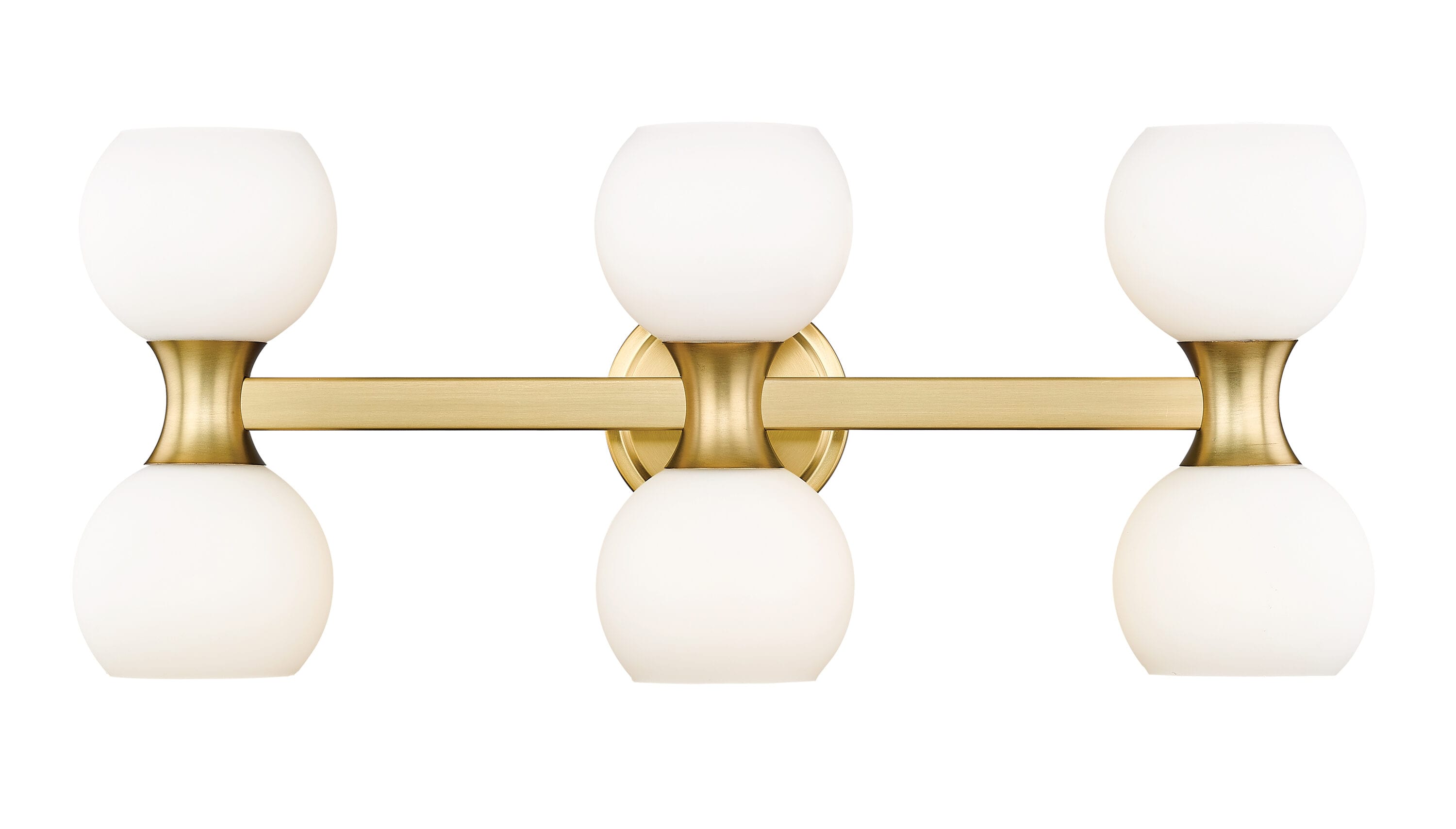 Z-Lite 494-6V-MGLD Artemis 6.5-in 6 -Light Gold Mid-century Vanity light