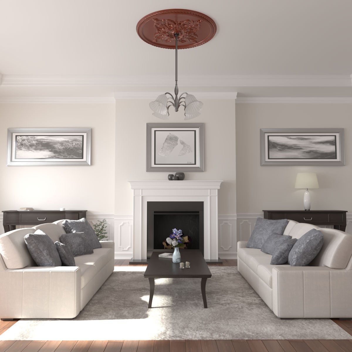 Ekena Millwork CM54MIFIF Ceiling-Medallions - View #4