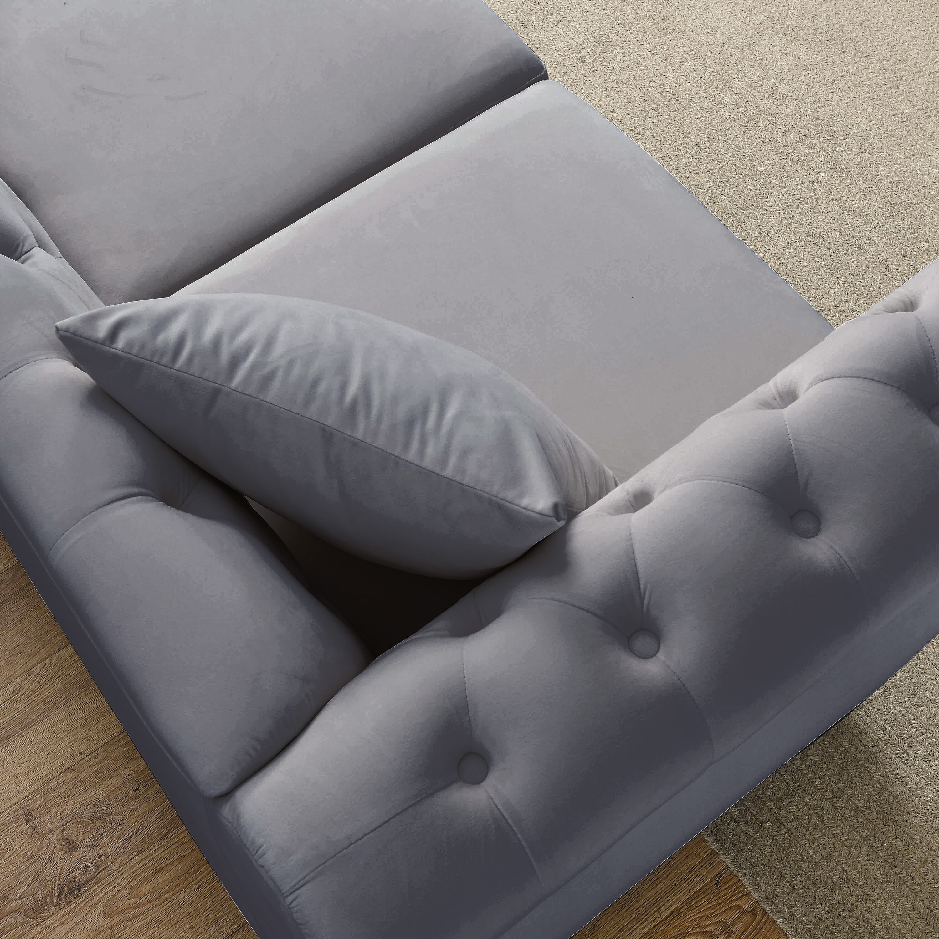 WELLFOR W83-22-BL Sofas-Loveseats - View #5