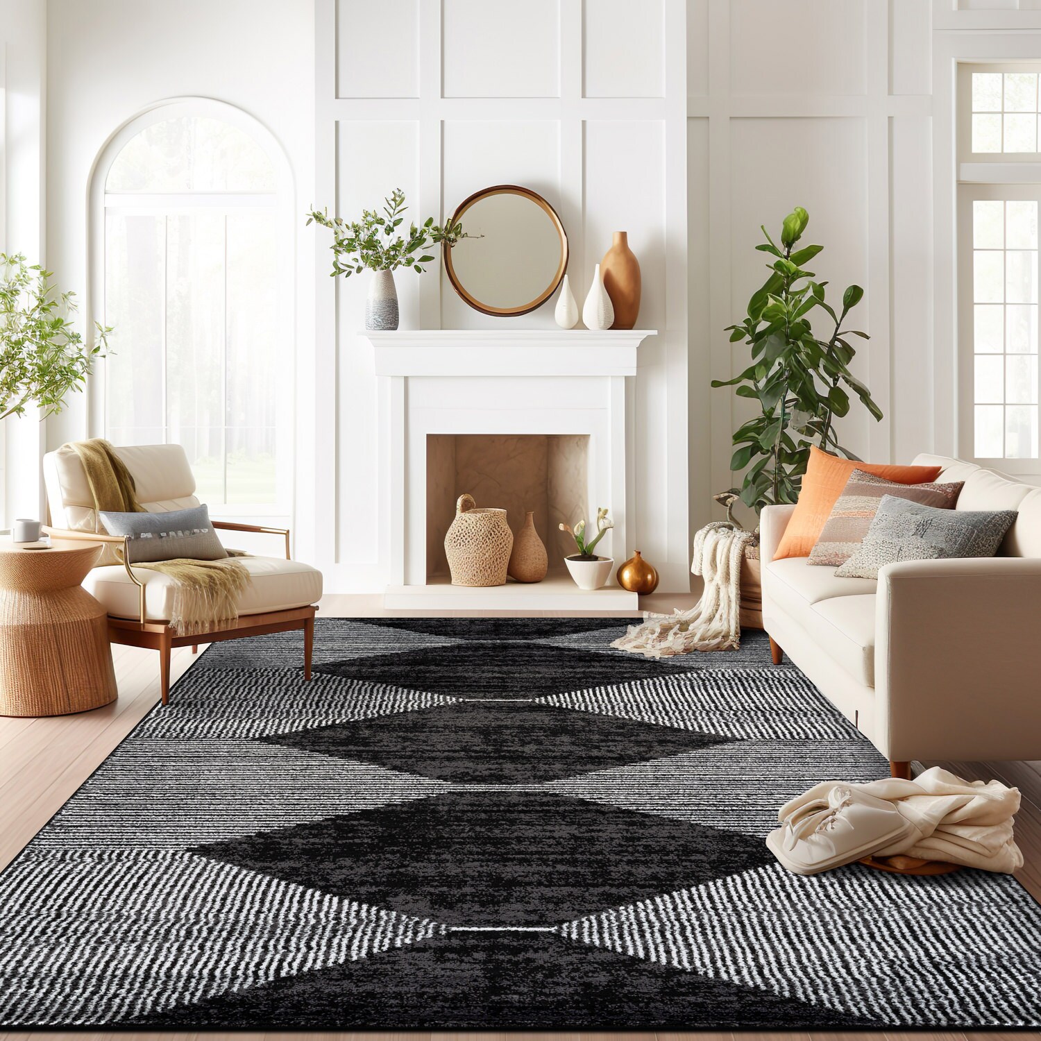 World Rug Gallery WR150BLACK8X10 rugs - View #2