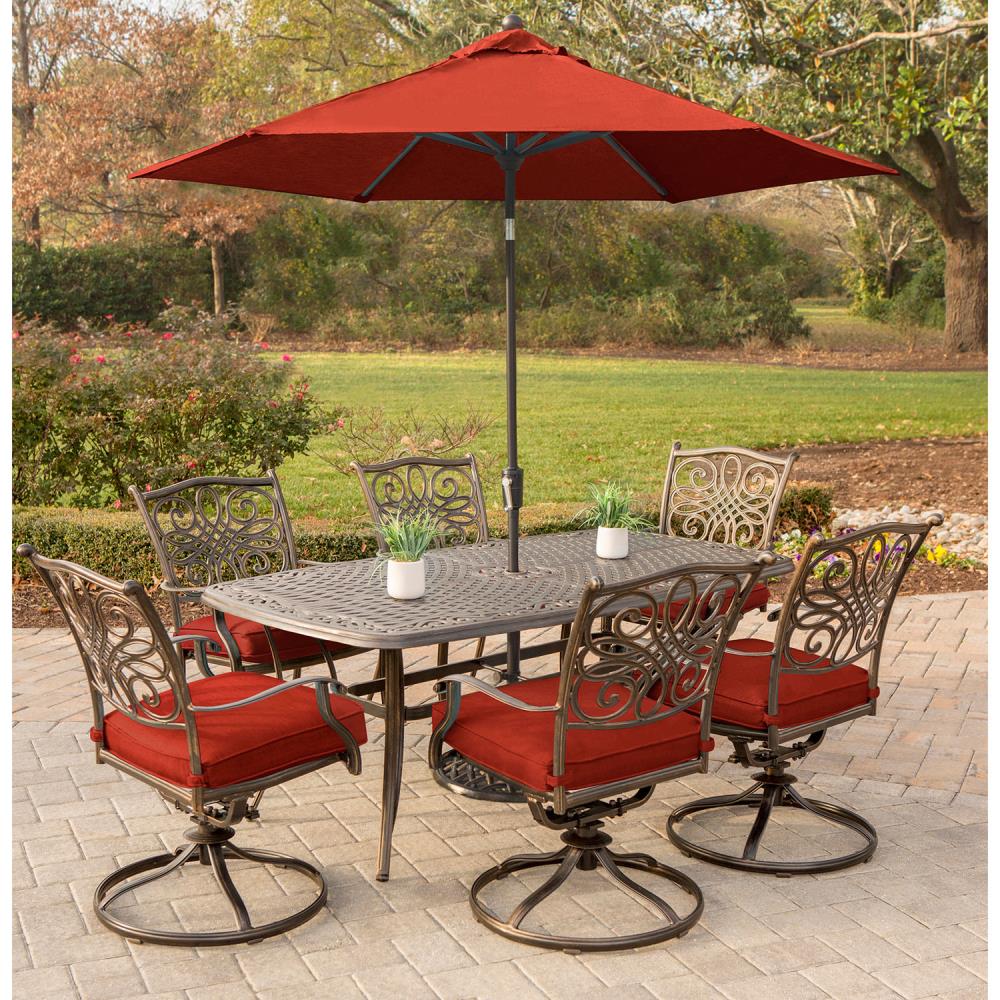 Hanover TRADDN7PCSW6-SU-R Patio-Dining-Sets - View #10