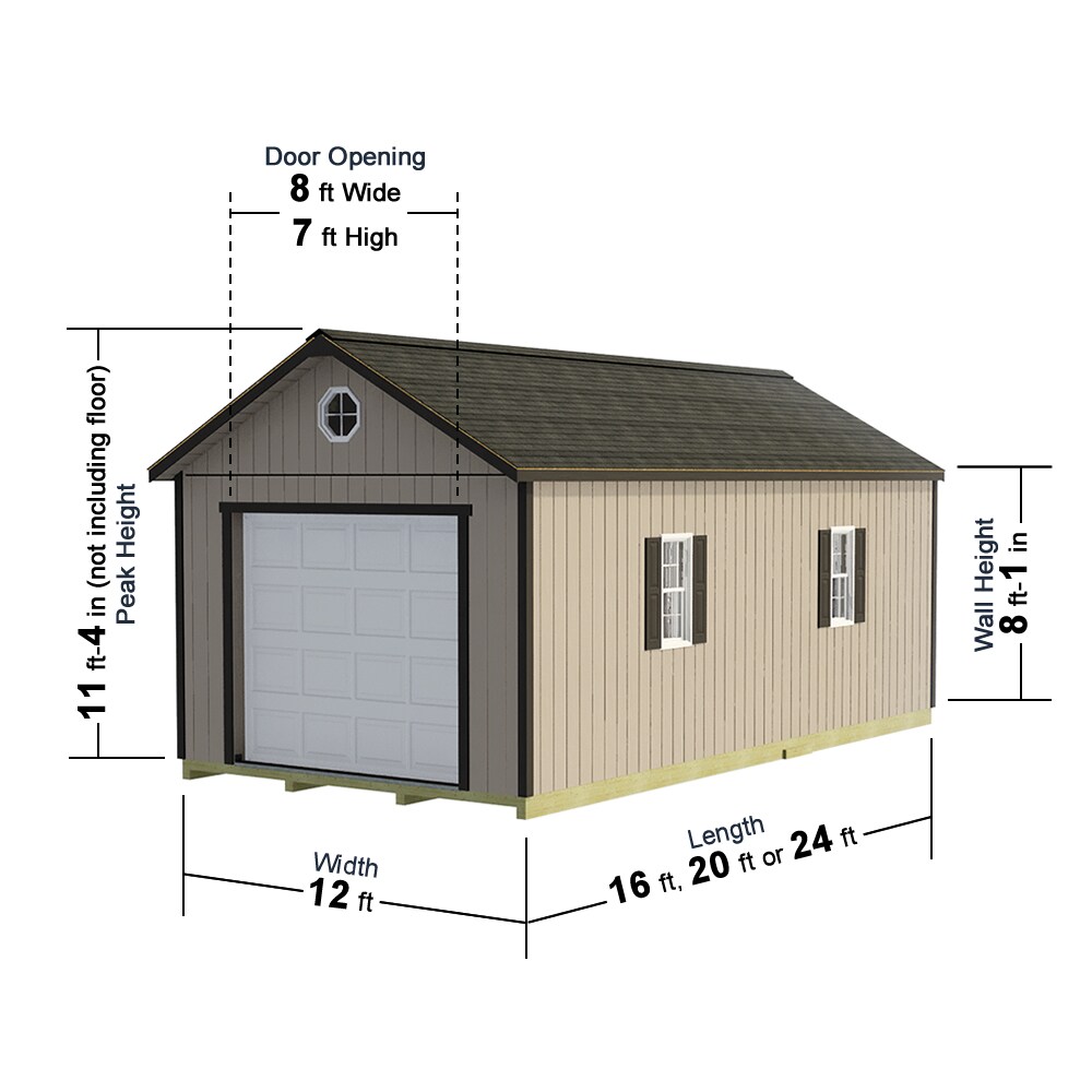 Best Barns SIERRA1224 Garage-Buildings - View #6