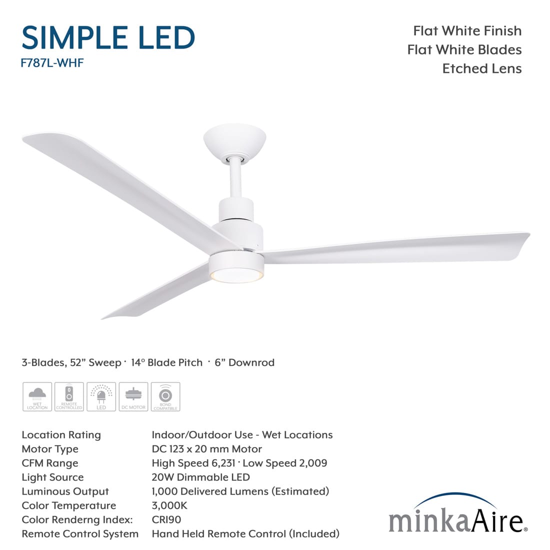 Minka Aire F787L-WHF Ceiling-Fans - View #5